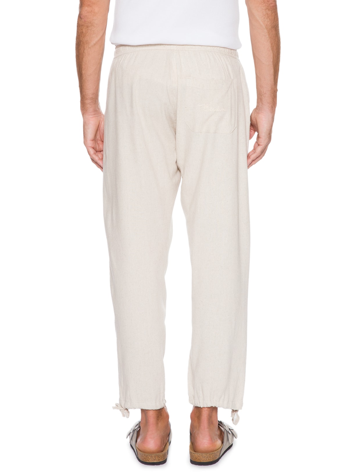 Calça Masculina Linen Havana Bege Birden