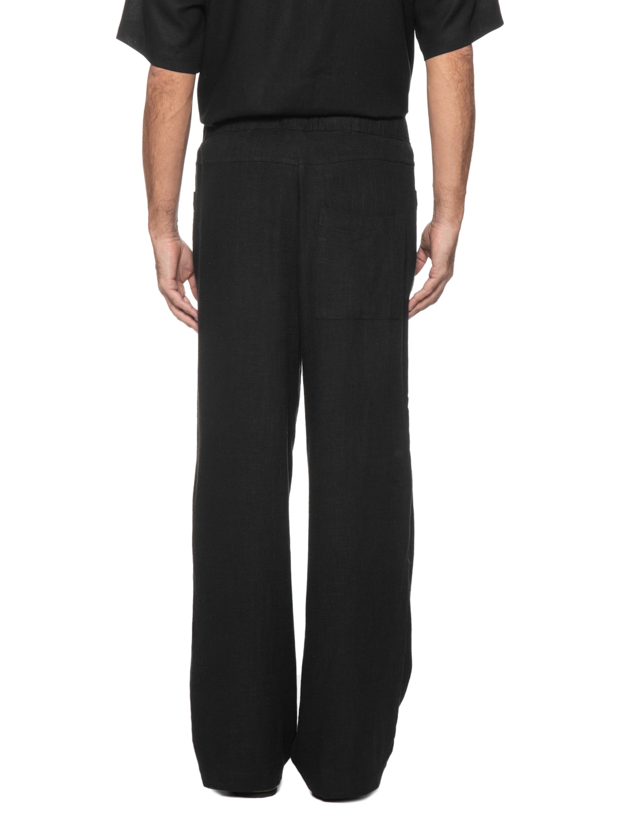 Calça Masculina Linho Cargo Studio Orla Preto