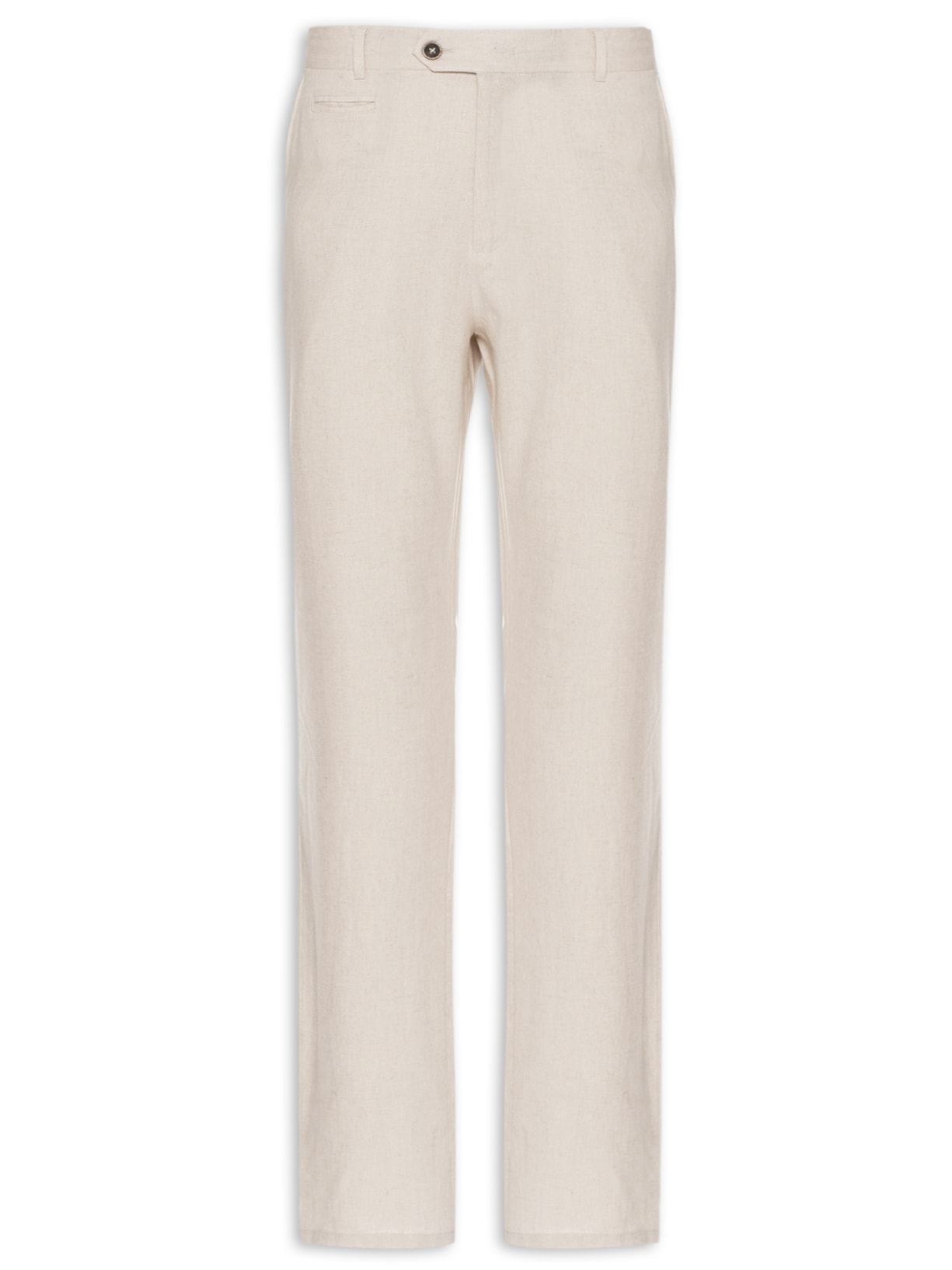 Calça Masculina Linho Clássica - Bege