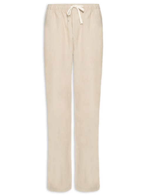 Calça Masculina Linho Pier - Bege