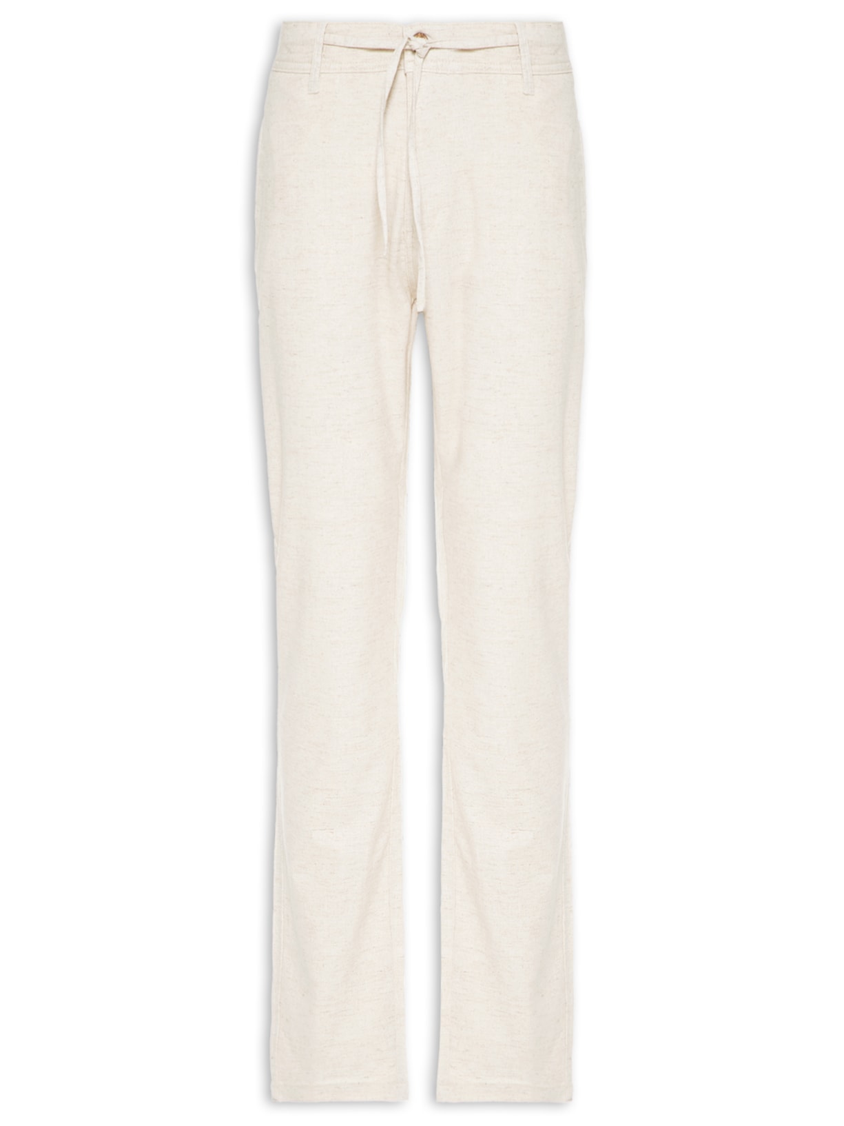 Calça Masculina Linho Slim - Bege