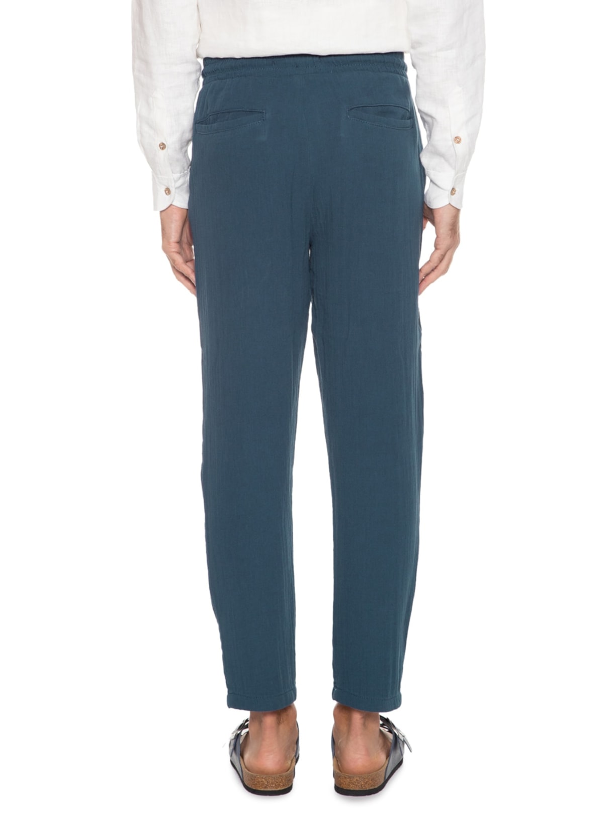 Calça Masculina Lisa Azul Hering