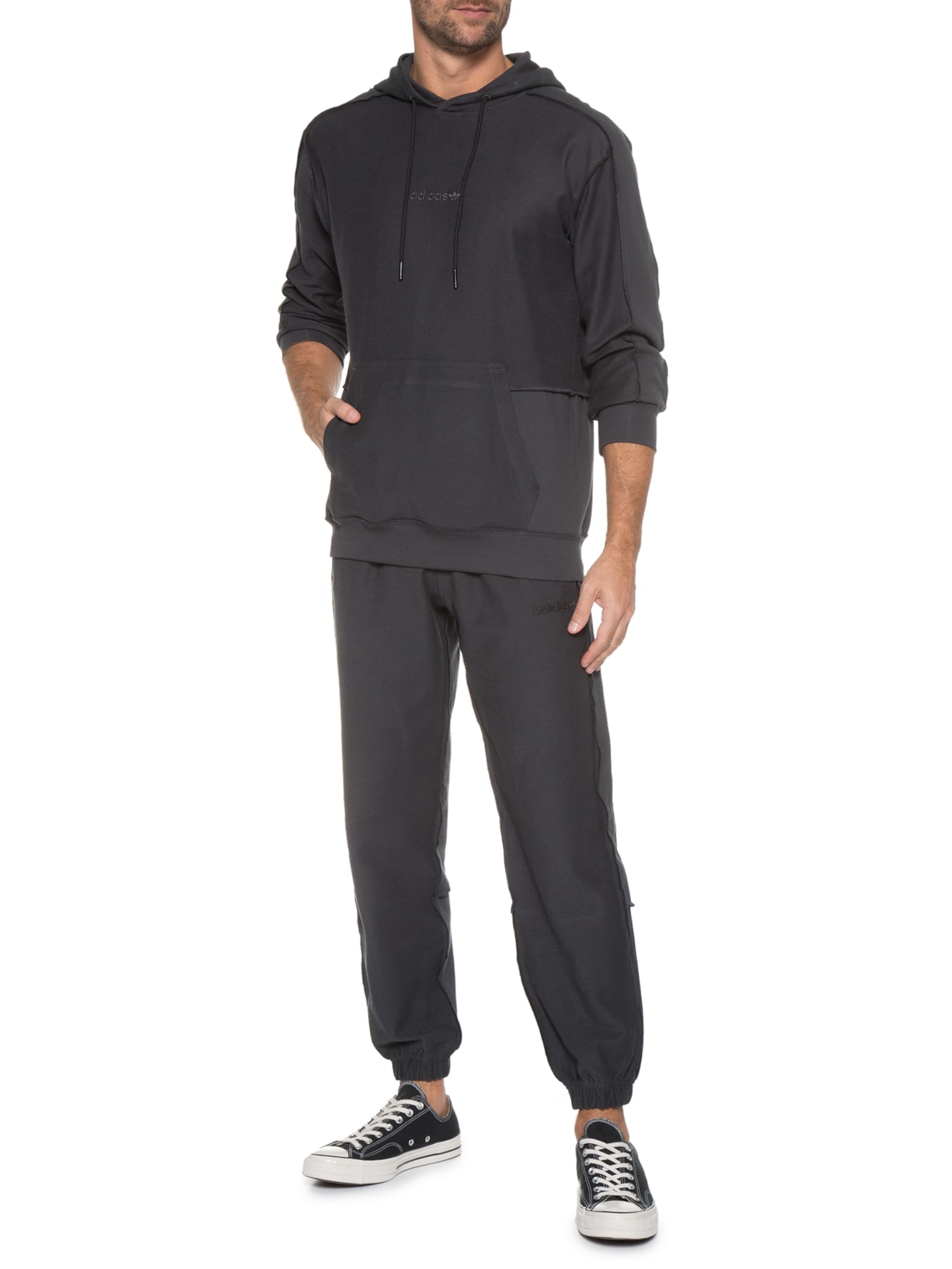 Calça Masculina Loopback Sp Cinza Adidas Originals