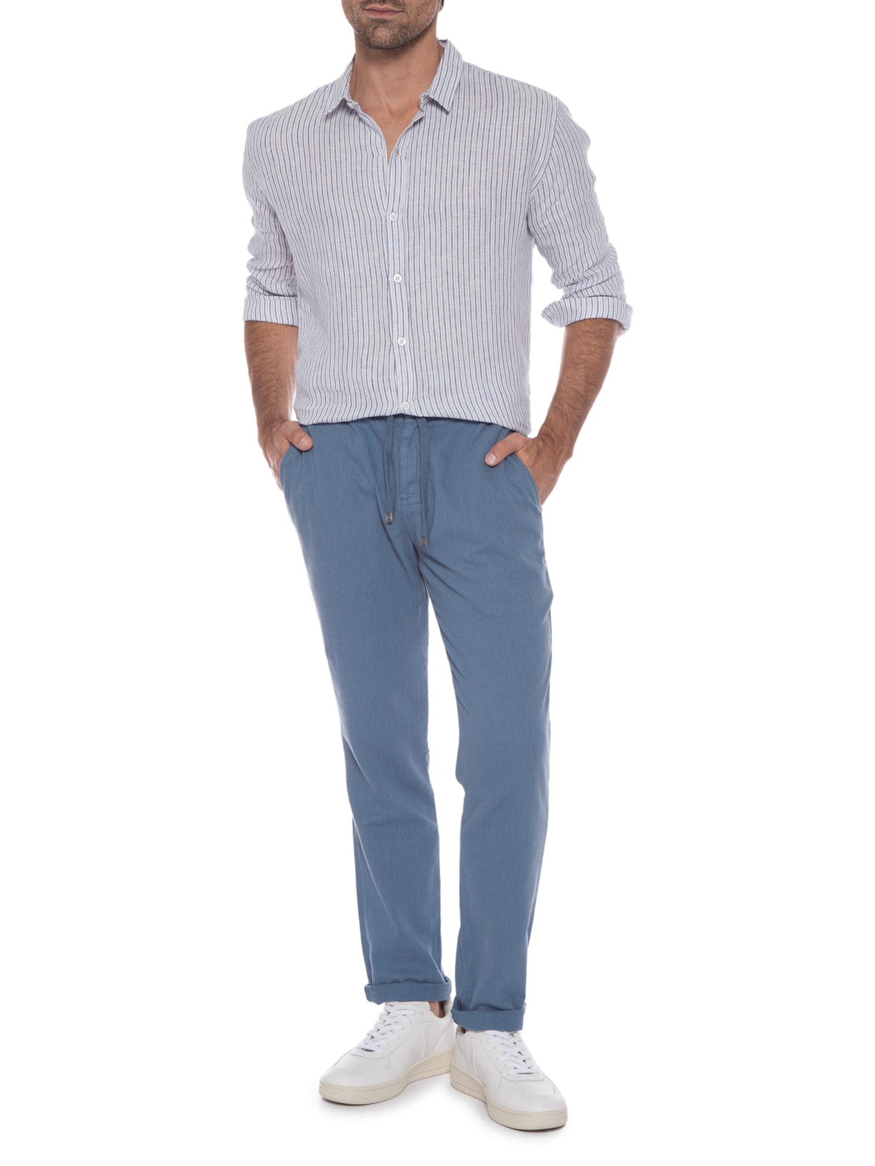 Calça Masculina Lounge Azul Barche