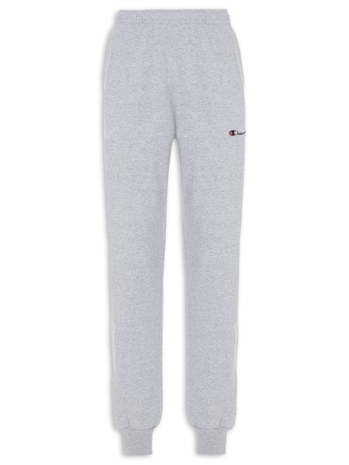 Calça Masculina Malha Jogger Log - Cinza