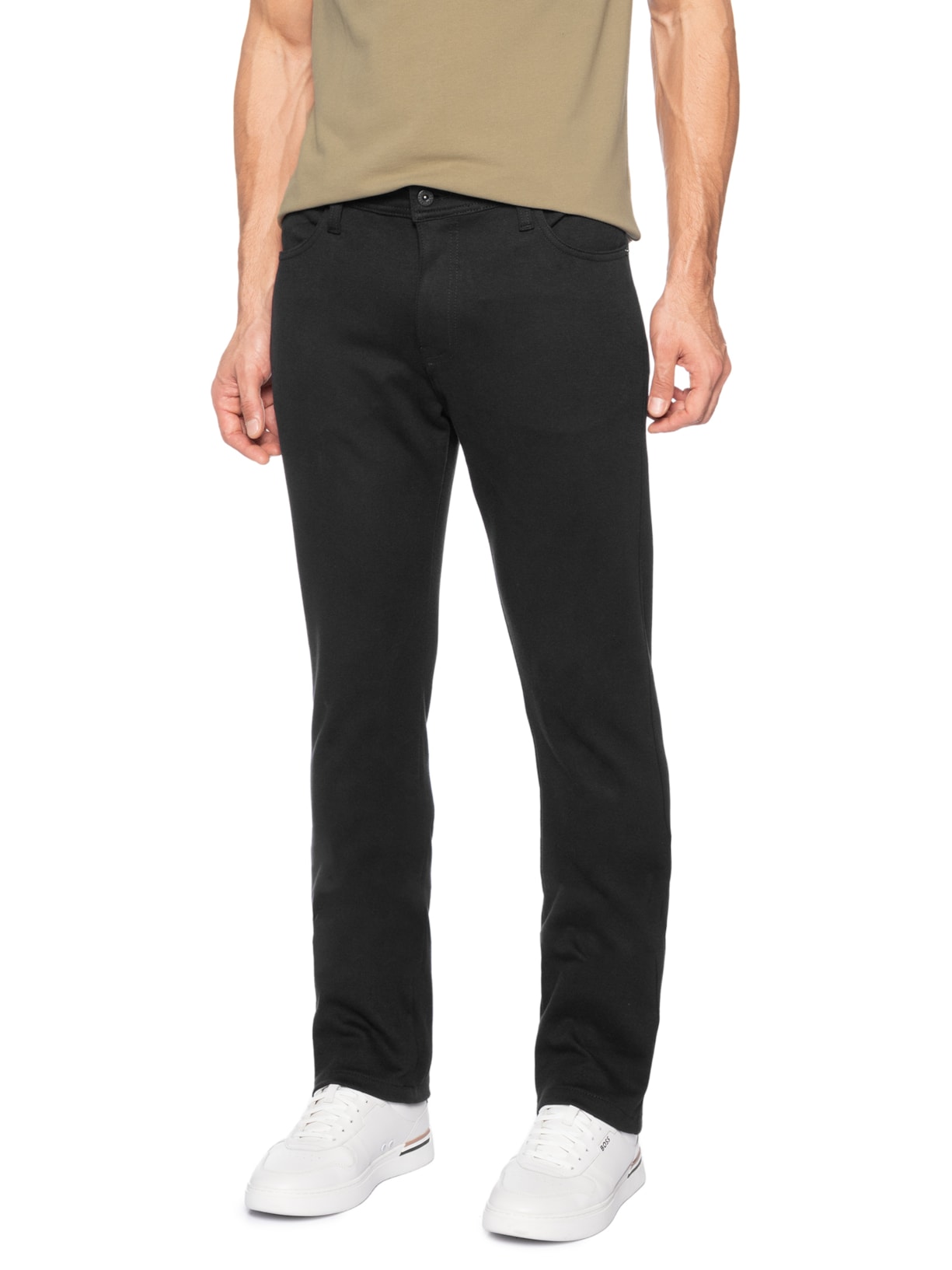Calça Masculina Malha Power Preto Sergio K