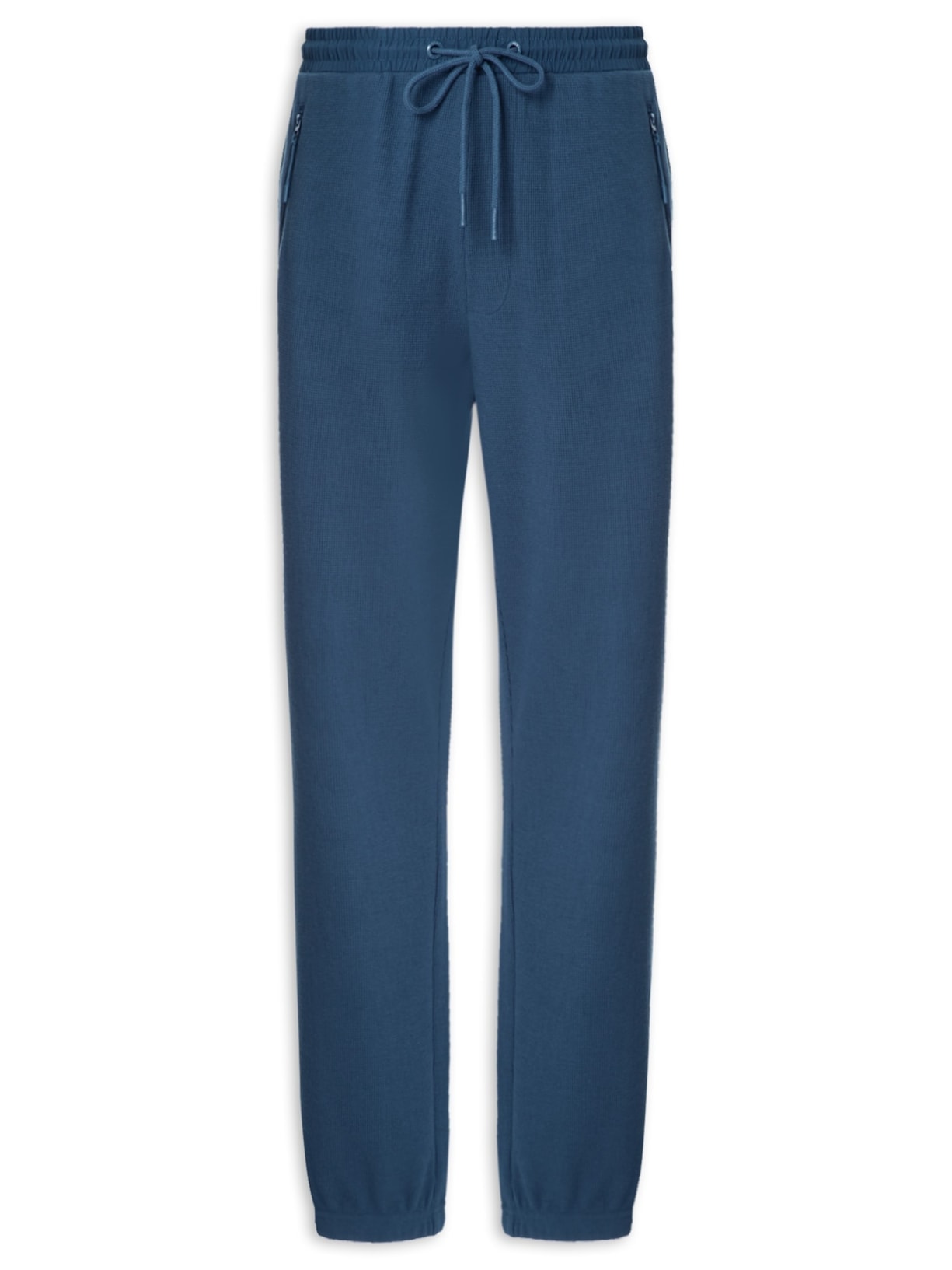 Calça Masculina Malha Quadrille - Azul