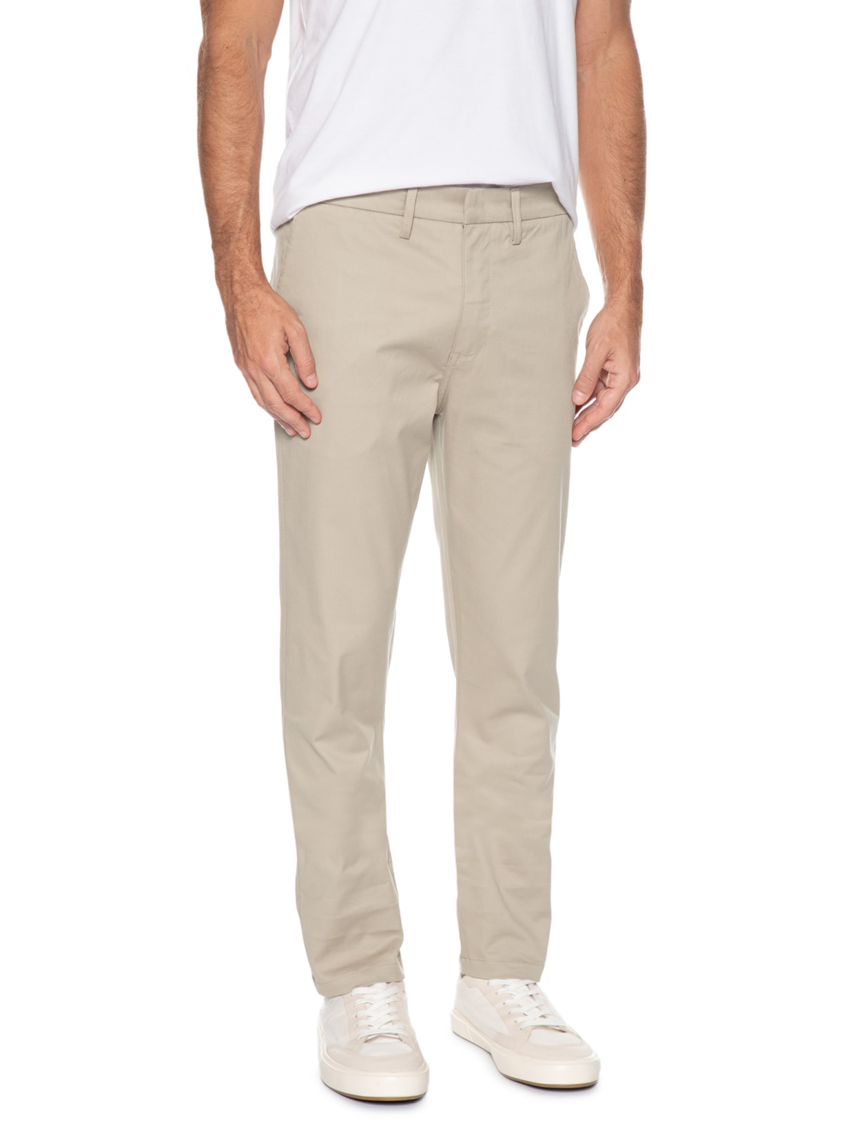 Calça Masculina Manhattan Moovex Algodão Bege Pineapple