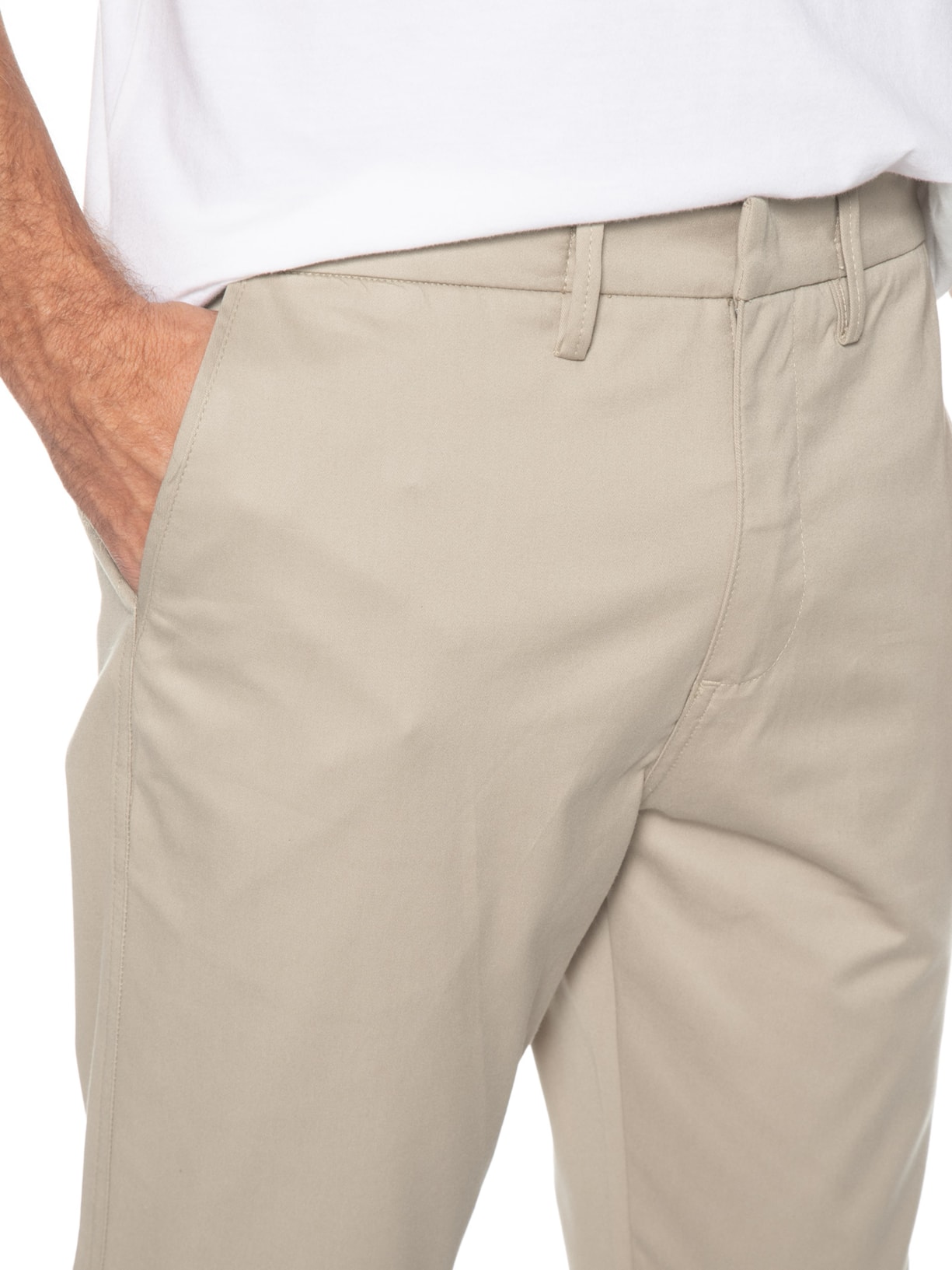 Calça Masculina Manhattan Moovex Algodão Bege Pineapple