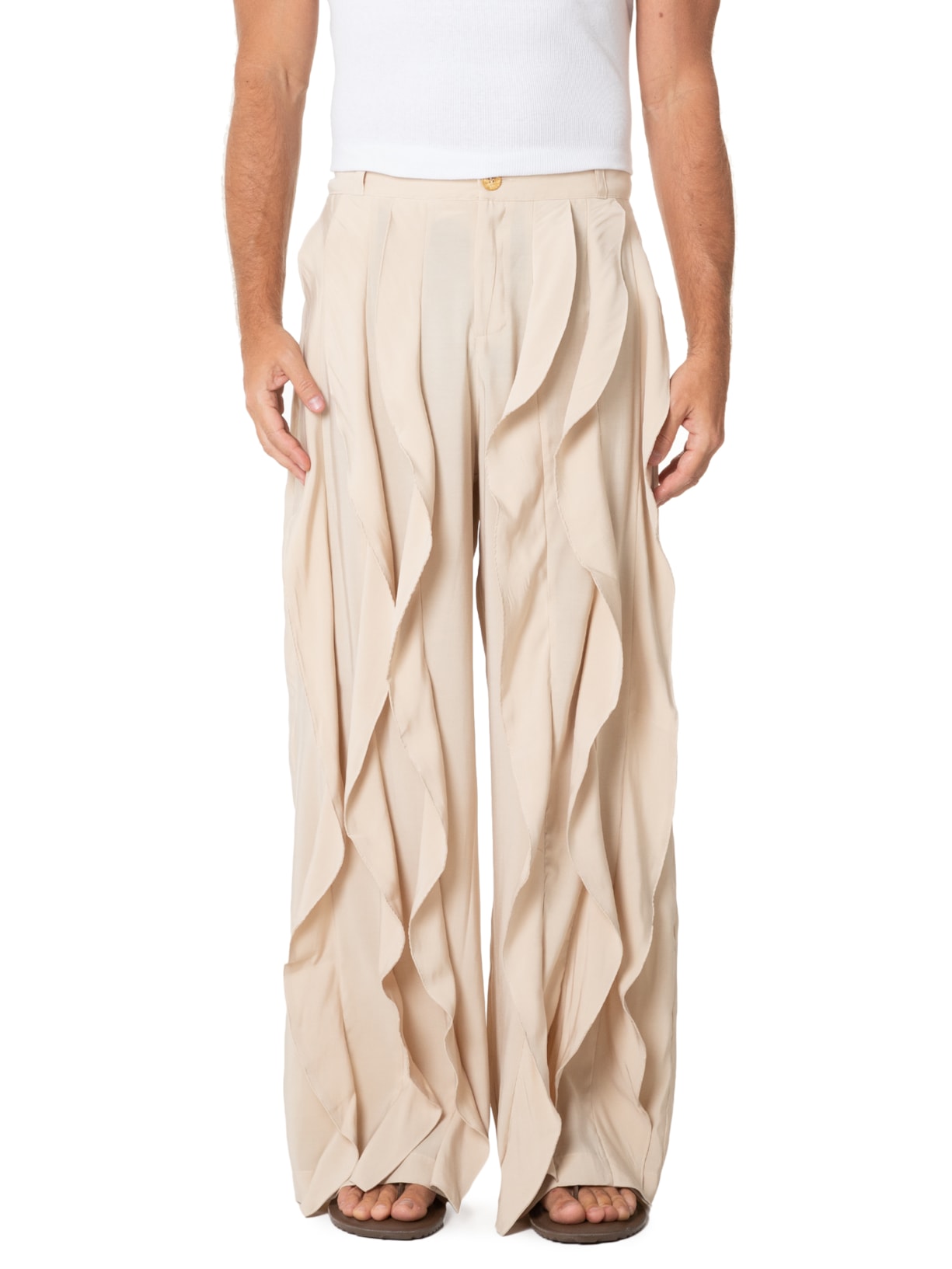 Calça Masculina Mares Bege  Studio Orla