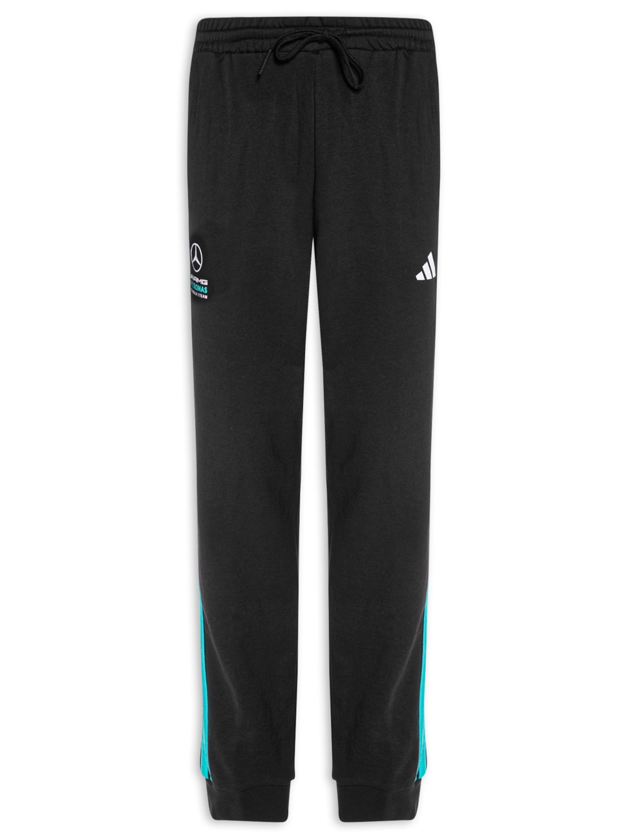 Calça Masculina Mercedes DNA Preto Adidas + Mercedes