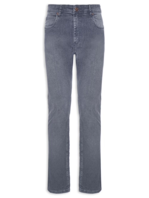 Calça Masculina Modelagem Slim - Cinza