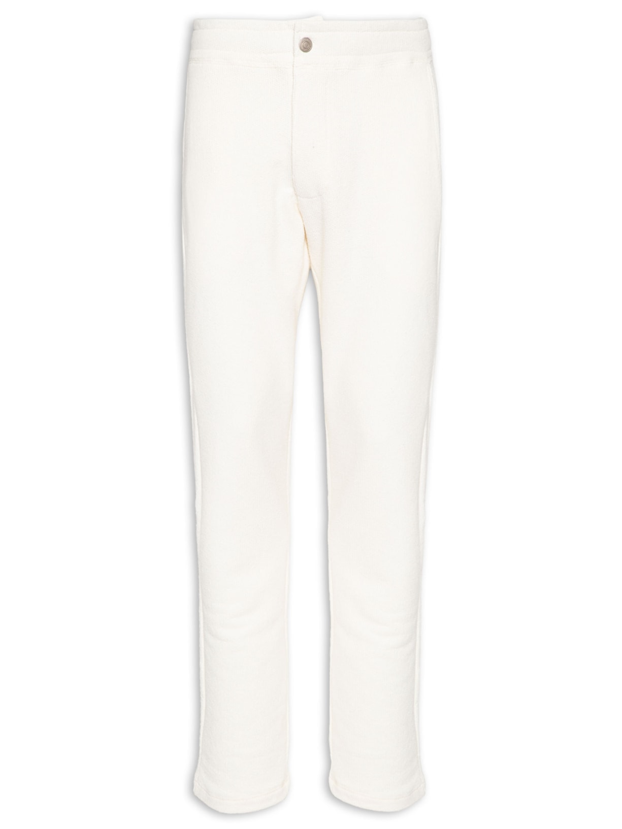 Calça Masculina Moletom Alfaiataria Eco Bob - Off White