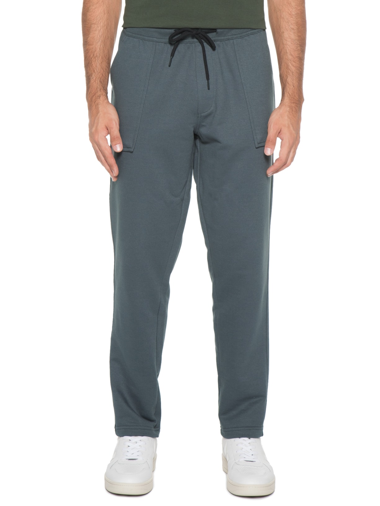 Calça Masculina Moletom Authentic Cinza Urbô