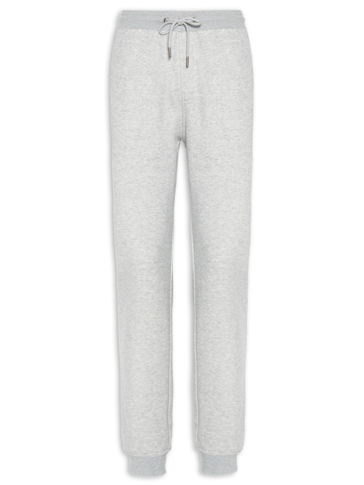 Calça Masculina Moletom Clássica Flag Logo - Cinza