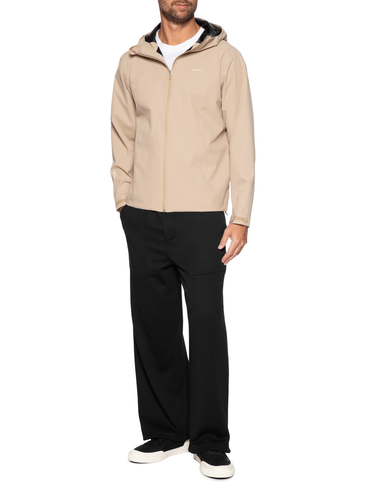 Calça Masculina Moletom Double Preto Osklen