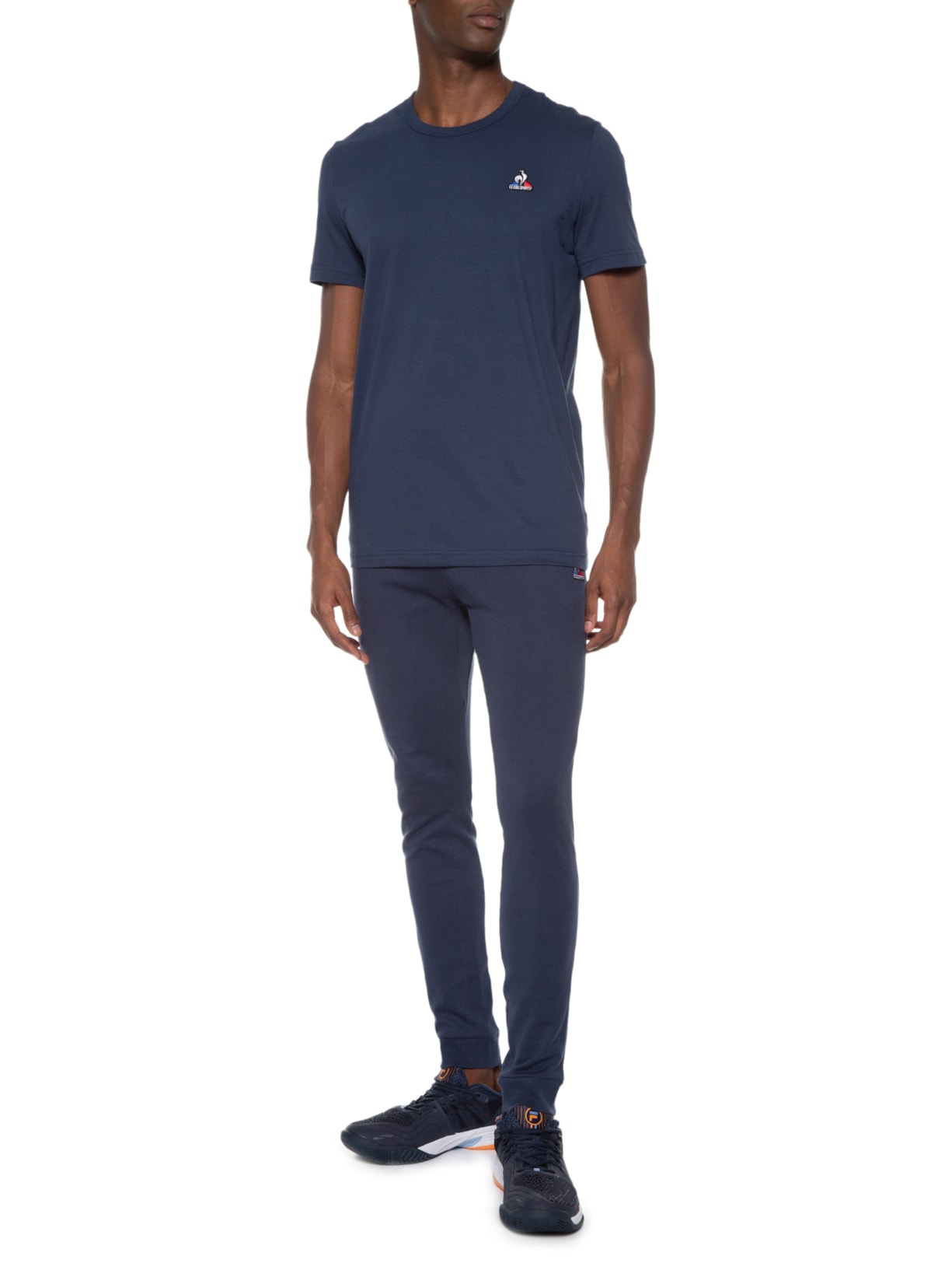 Calça Masculina Moletom Ess Bap Regular Azul Le Coq Sportif