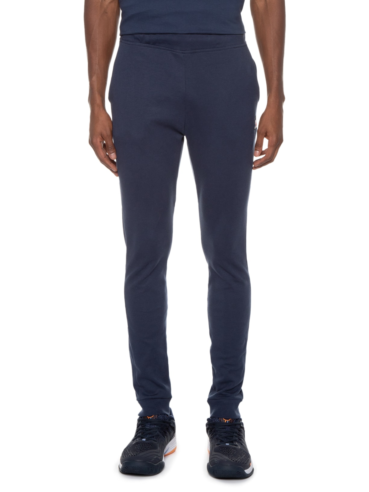 Calça Masculina Moletom Ess Bap Regular Azul Le Coq Sportif