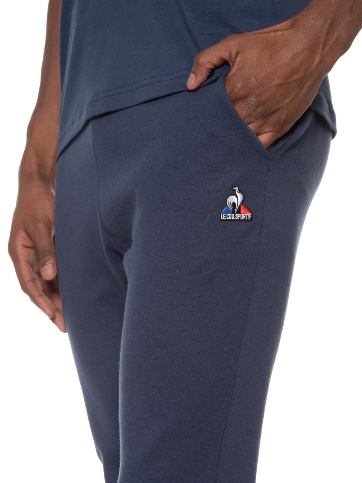 Calça Masculina Moletom Ess Bap Regular Azul Le Coq Sportif
