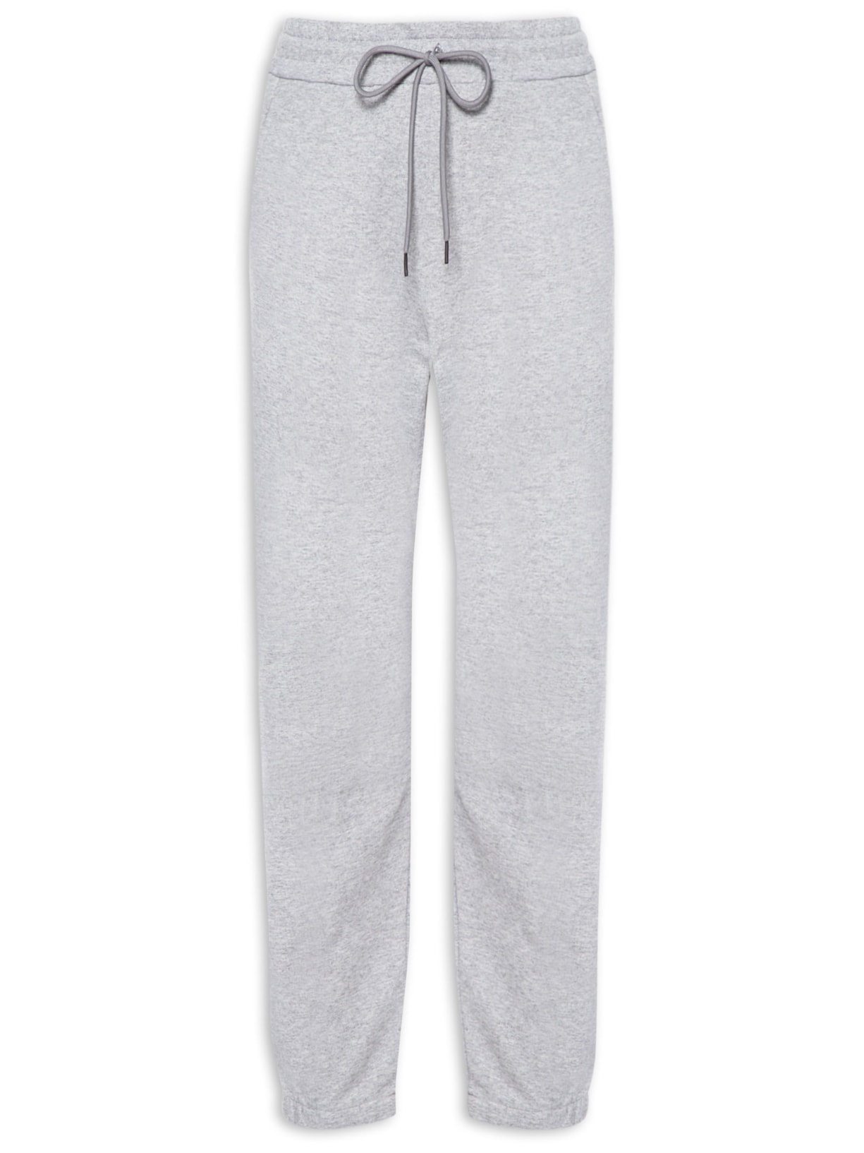 Calça Masculina Moletom Jogger - Cinza