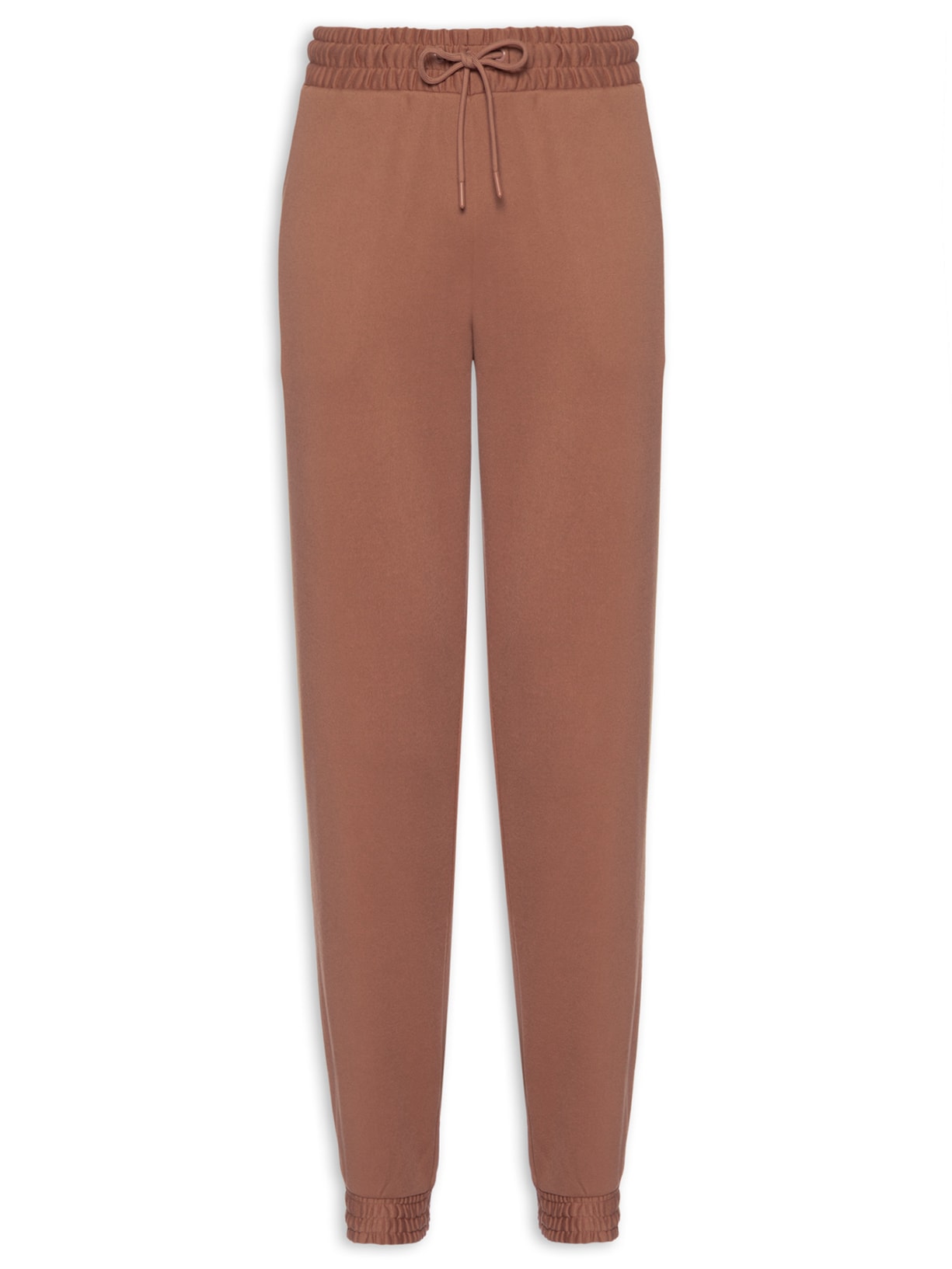 Calça Masculina Moletom Jogger - Marrom