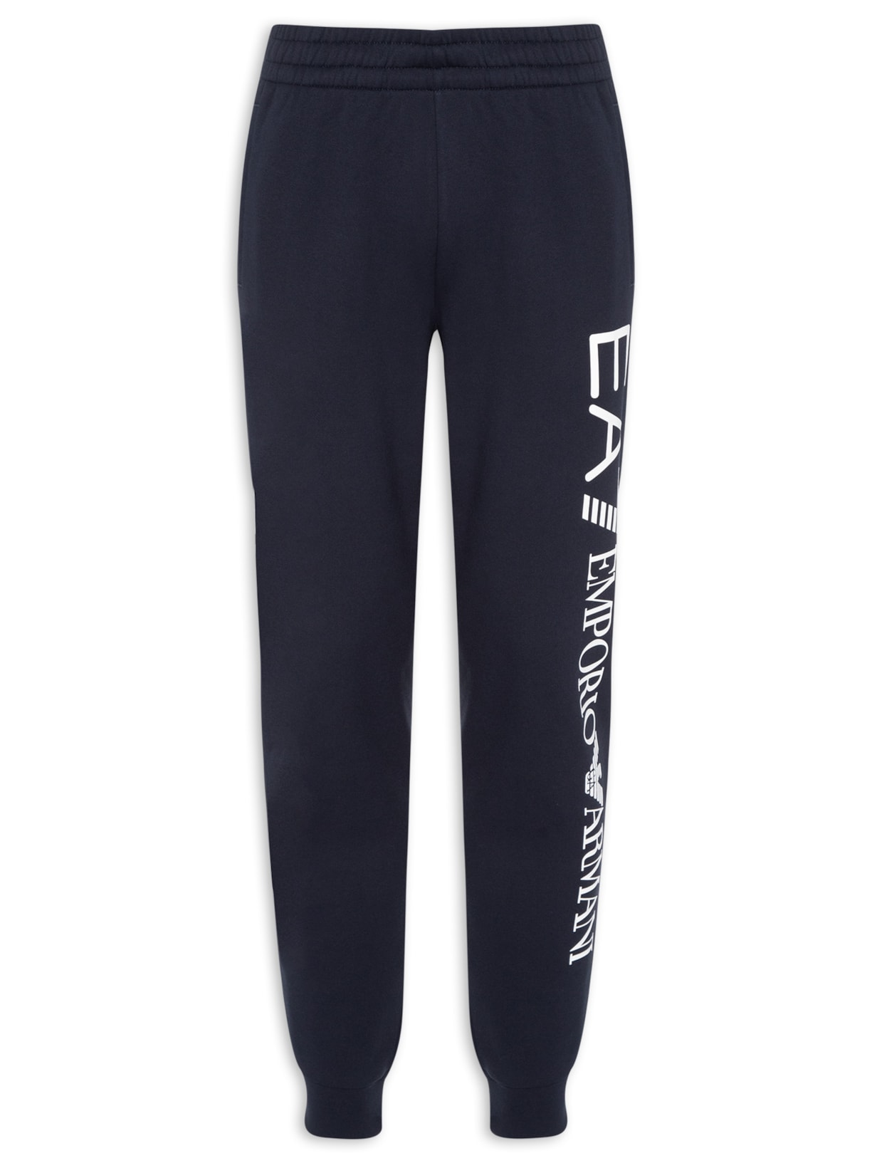 Calça Masculina Moletom Logo Azul Ea7 Emporio Armani