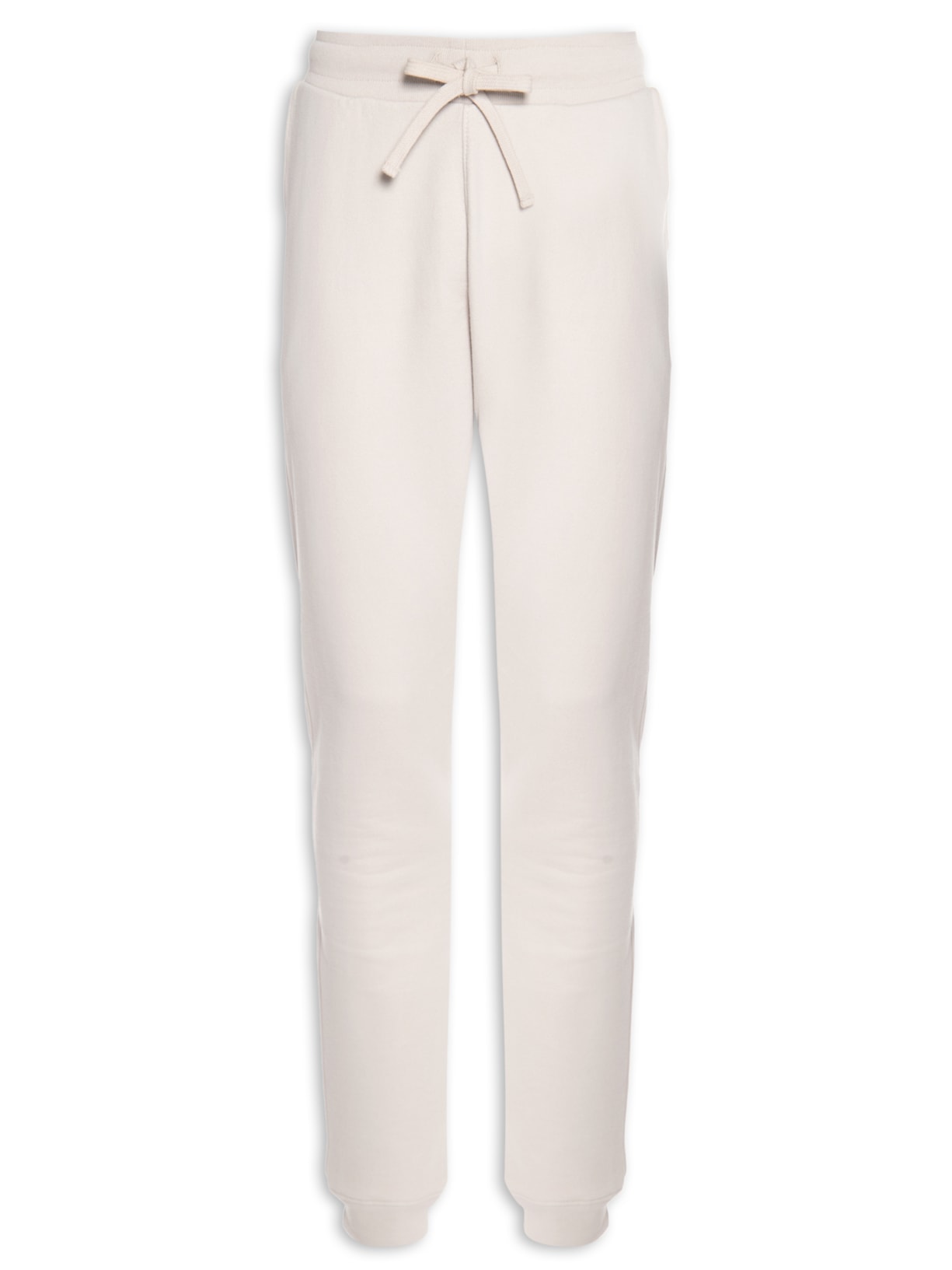 Calça Masculina Moletom Logo Básico - Bege