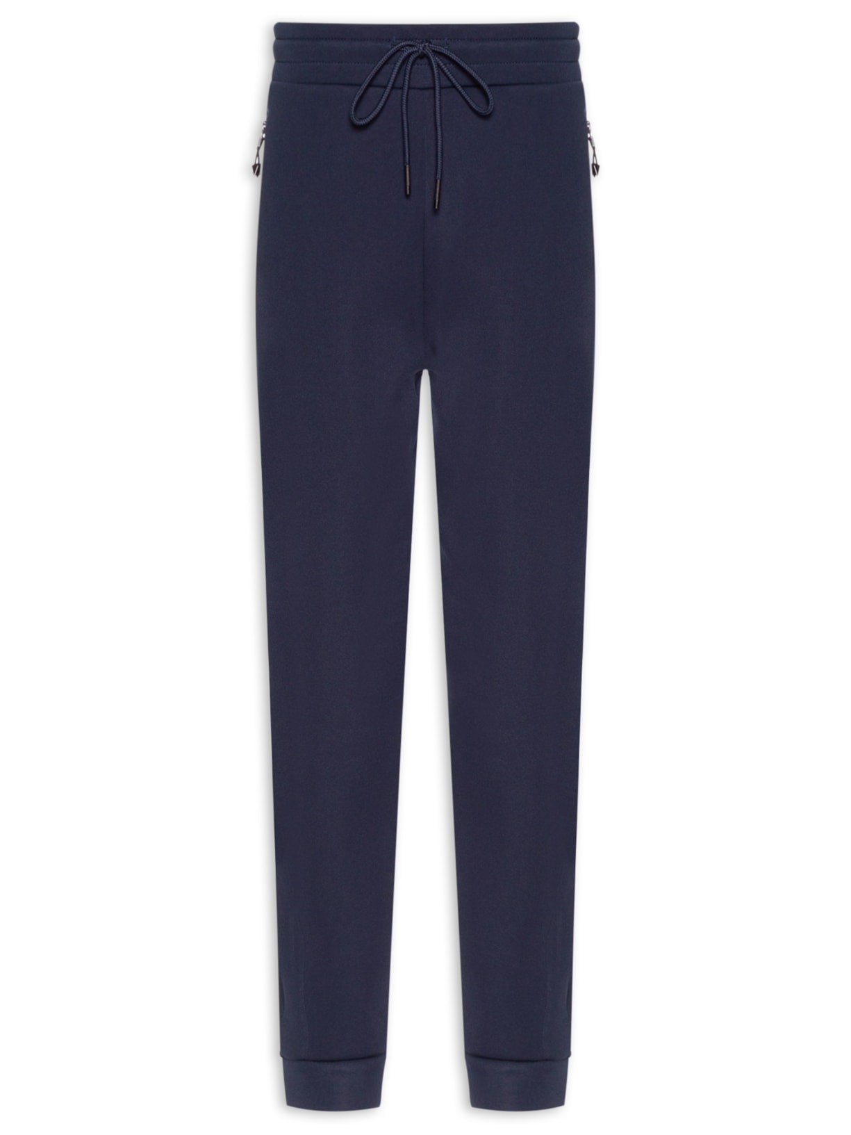 Calça Masculina Moletom Neoprene Com Zíper Na Lateral - Azul