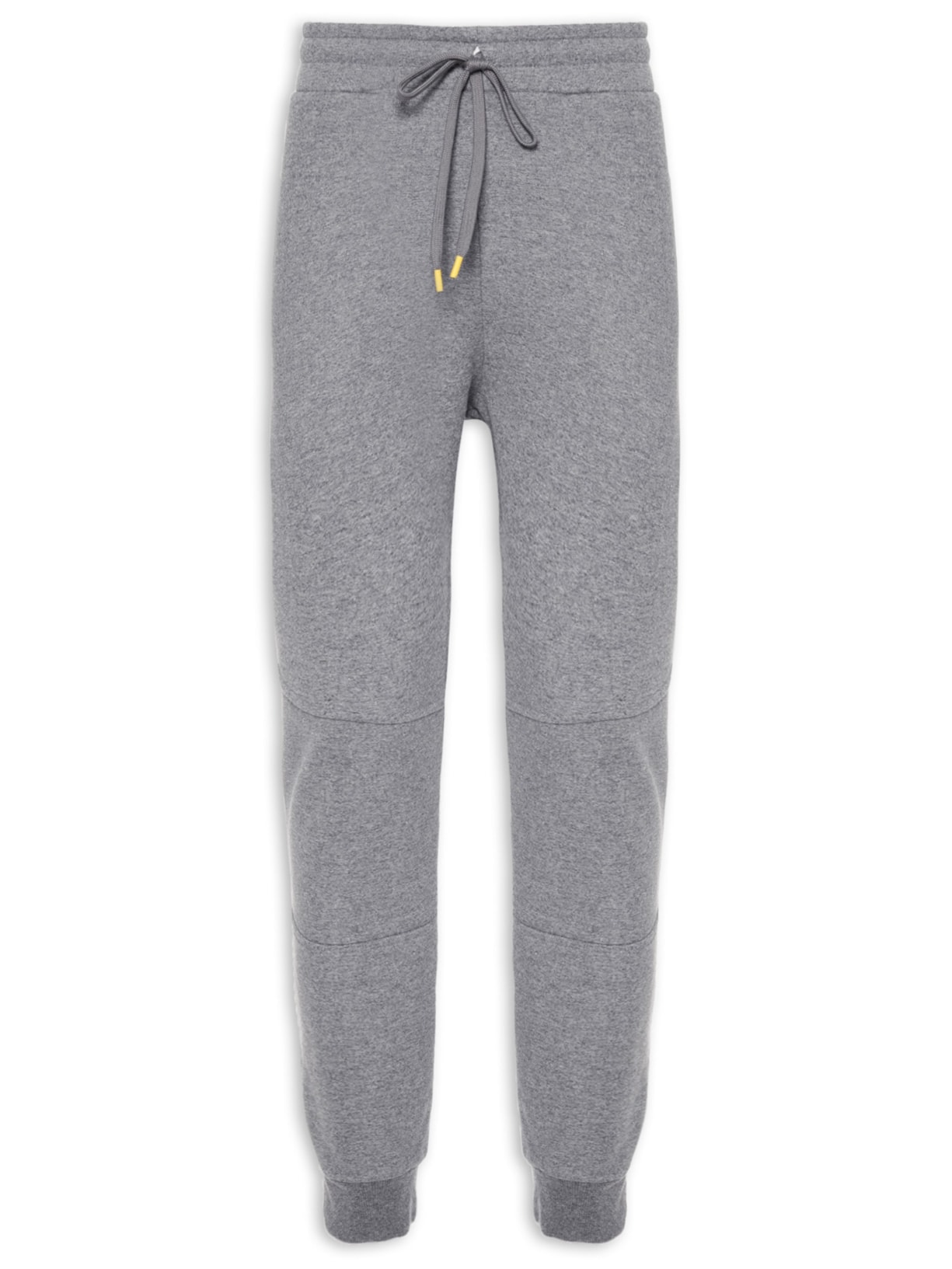 Calça Masculina Moletom Recortes - Cinza