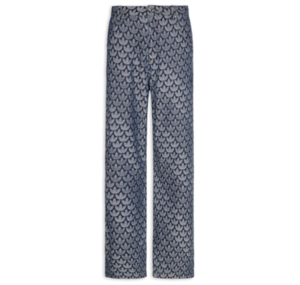 Calça Masculina Monogram Pt - Azul