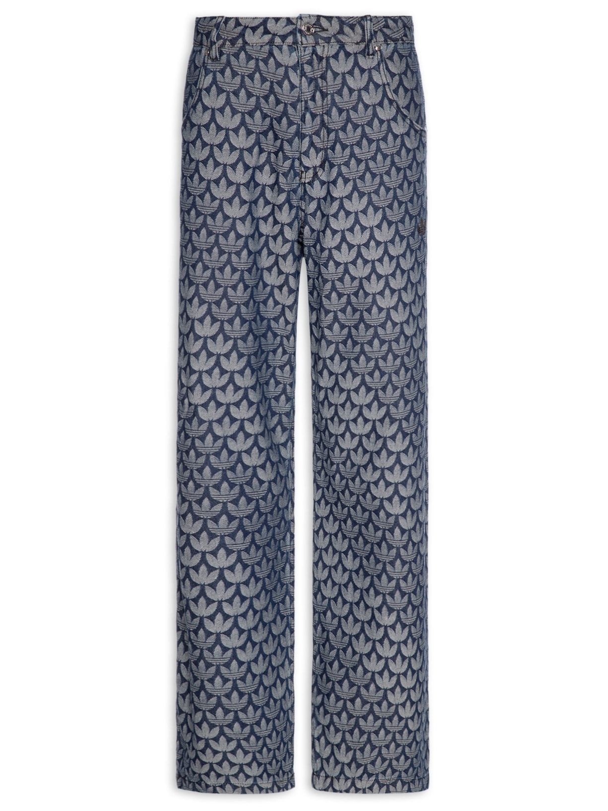 Calça Masculina Monogram Pt Azul Adidas Originals