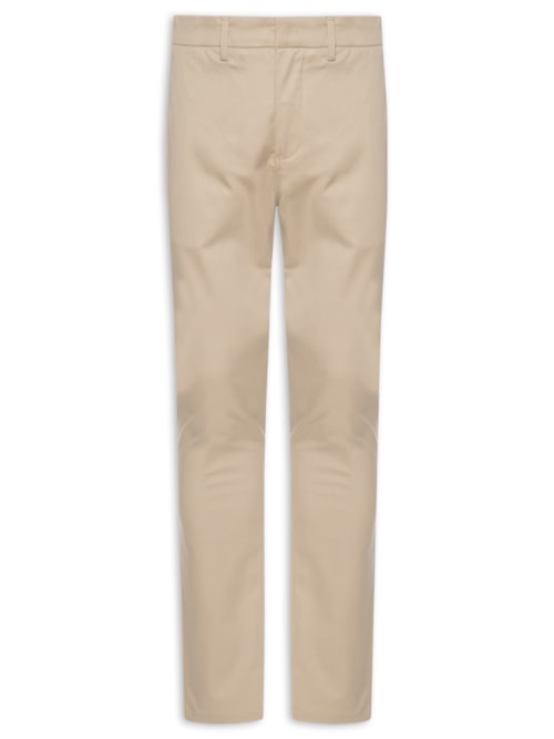 Calça Masculina Moovexx Manhattan Em Algodão Egípcio - Bege