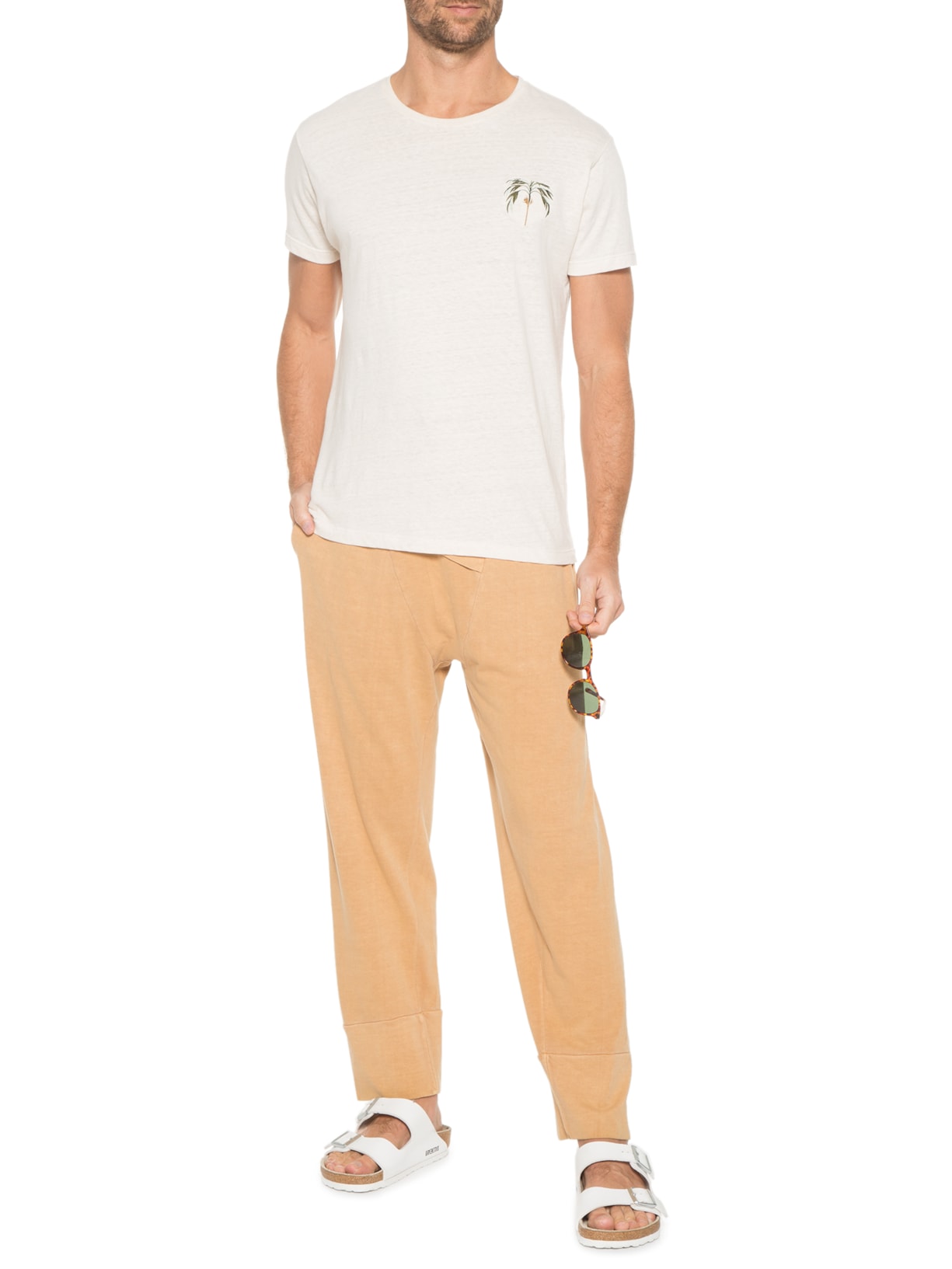 Calça Masculina New Dot Eco Zen Bege Osklen