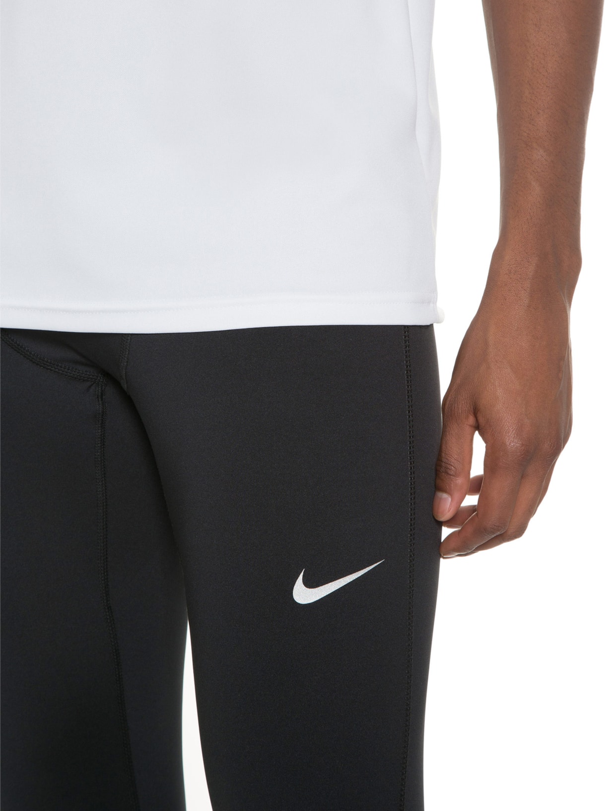 Calça Masculina Nk Df Chllgr Tight Preto Nike