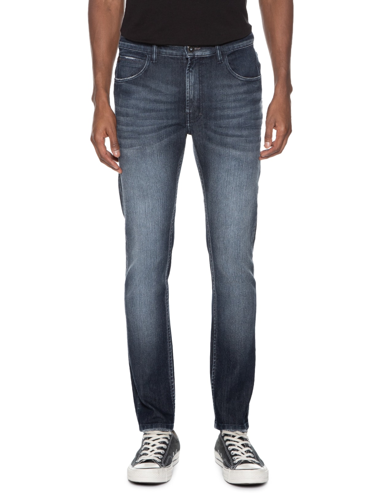 Calça Masculina Overcast Elastic Blue Skinny B Relógio Azul Ellus