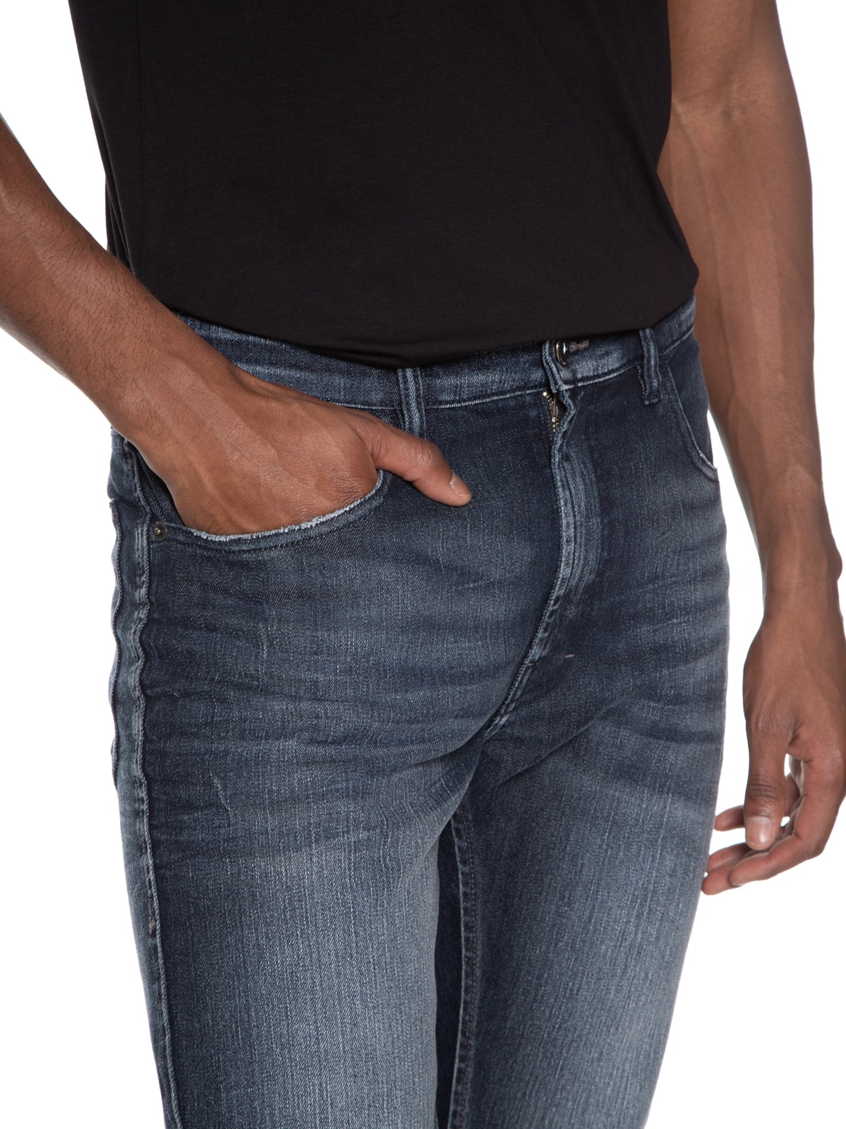 Calça Masculina Overcast Elastic Blue Skinny B Relógio Azul Ellus