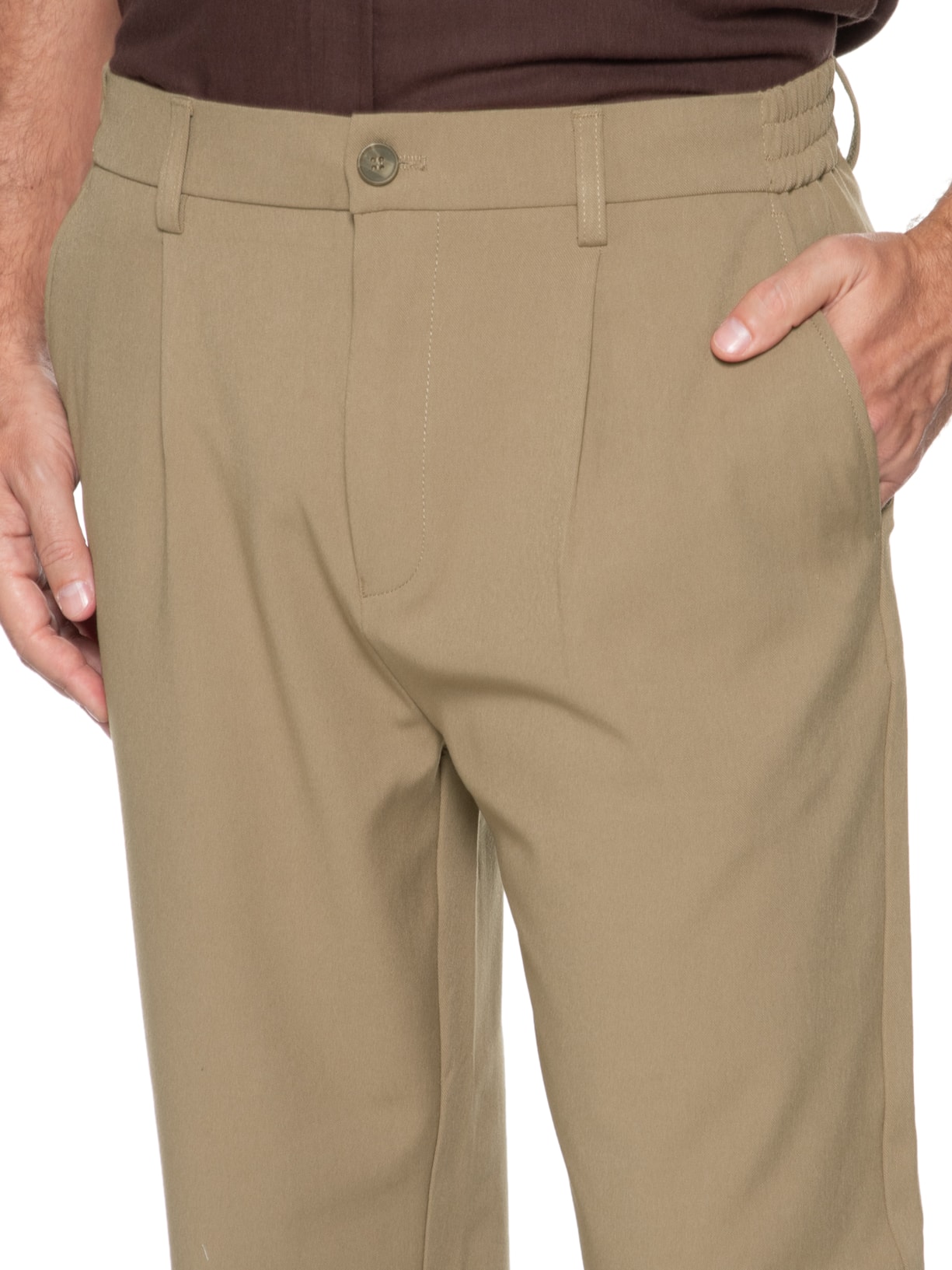 Calça Masculina Paris Bege Foxton
