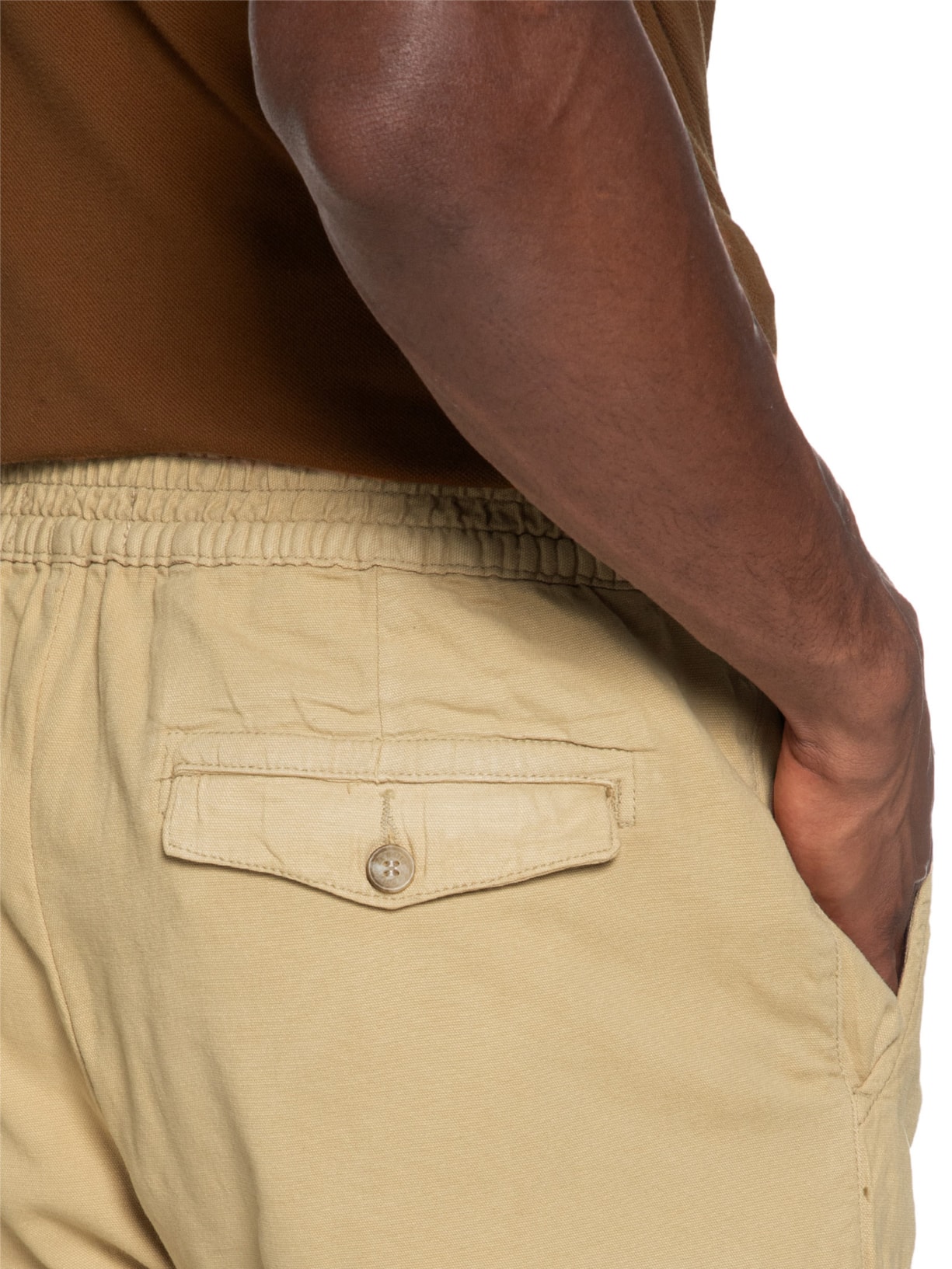 Calça Masculina Porto E Mare Bege  Zapalla