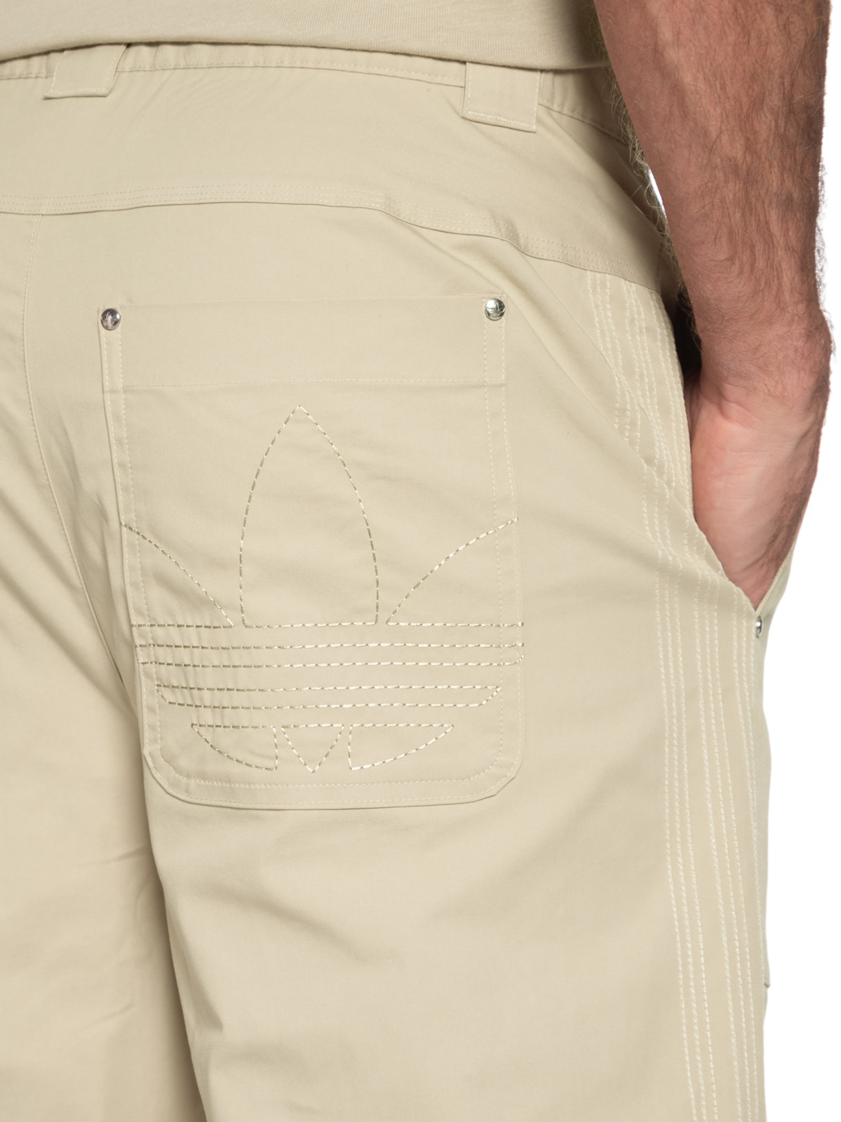 Calça Masculina Premium Essentials Washed Marrom Adidas Originals