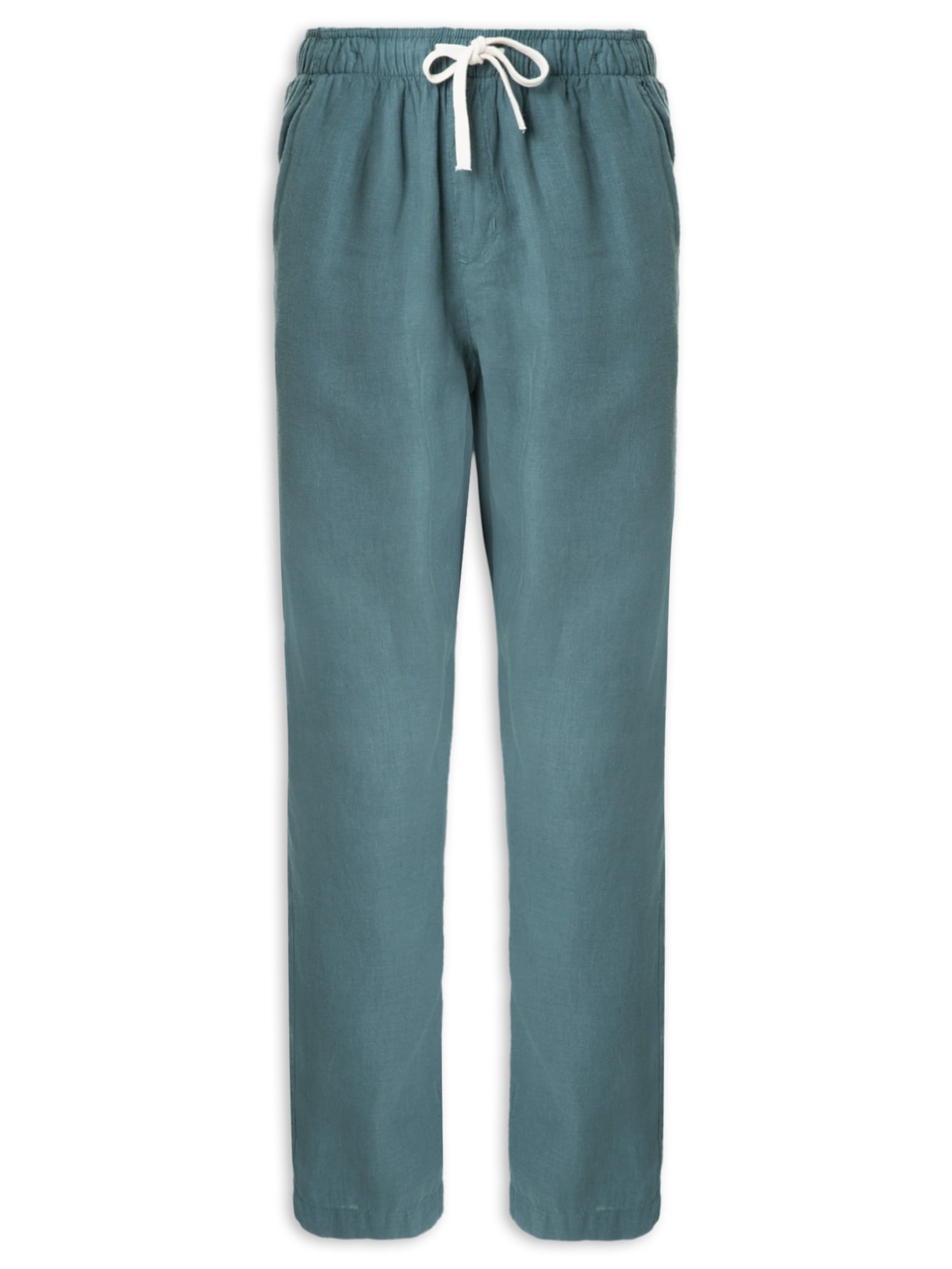 Calça Masculina Puro Linho Pier - Azul