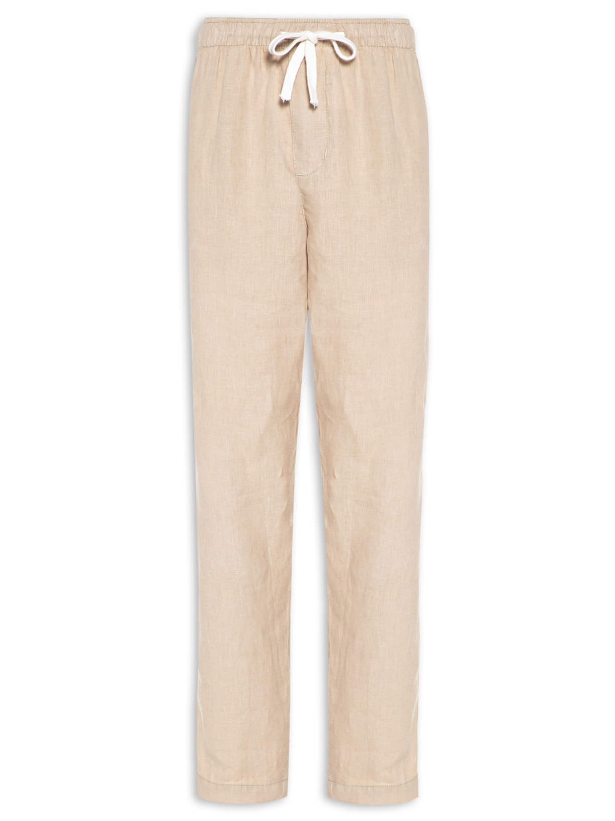 Calça Masculina Puro Linho Pier - Bege