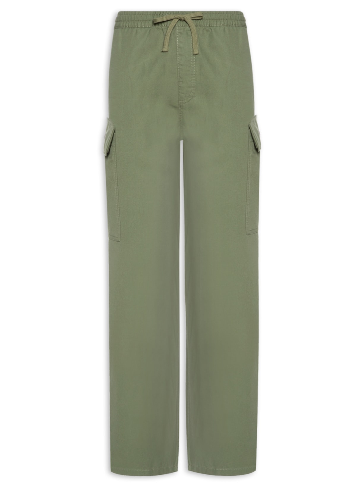 Calça Masculina Range Cargo Baggy Tapered Elastic - Verde