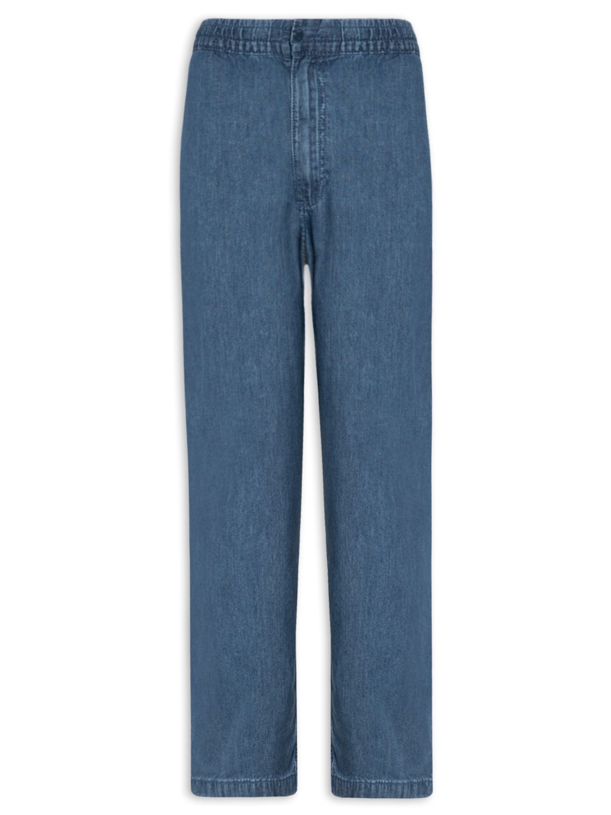 Calça Masculina Range Denim Baggy Tapered - Azul