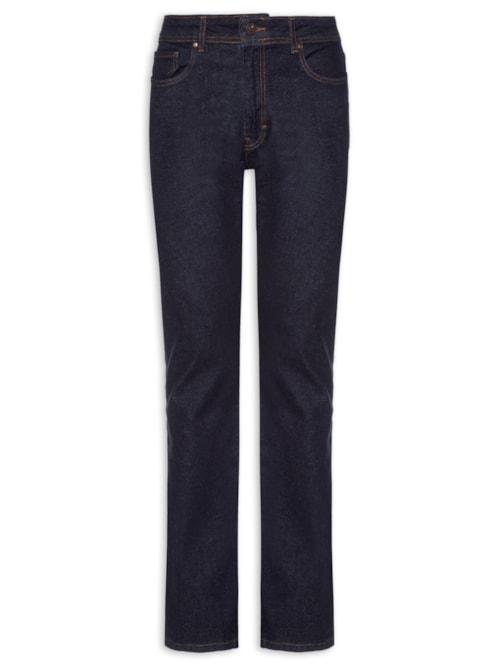 Calça Masculina Raw Jeans Slim Fit – Azul