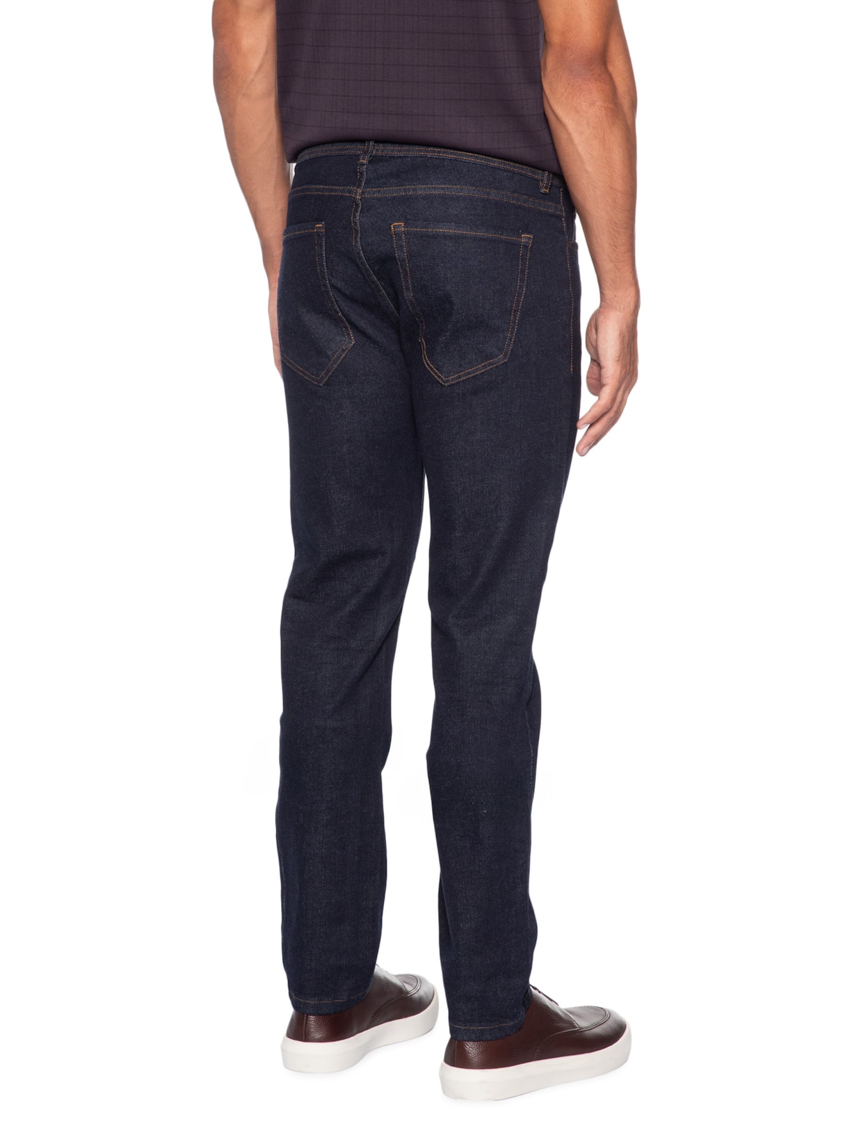 Calça Masculina Raw Jeans Slim Fit Azul Ricardo Almeida