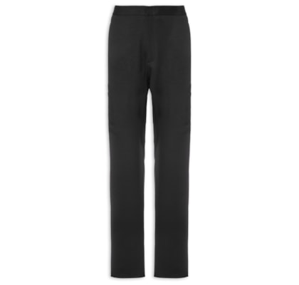 Calça Masculina Recorte Lateral Reta Em Malha Viscose - Marrom 