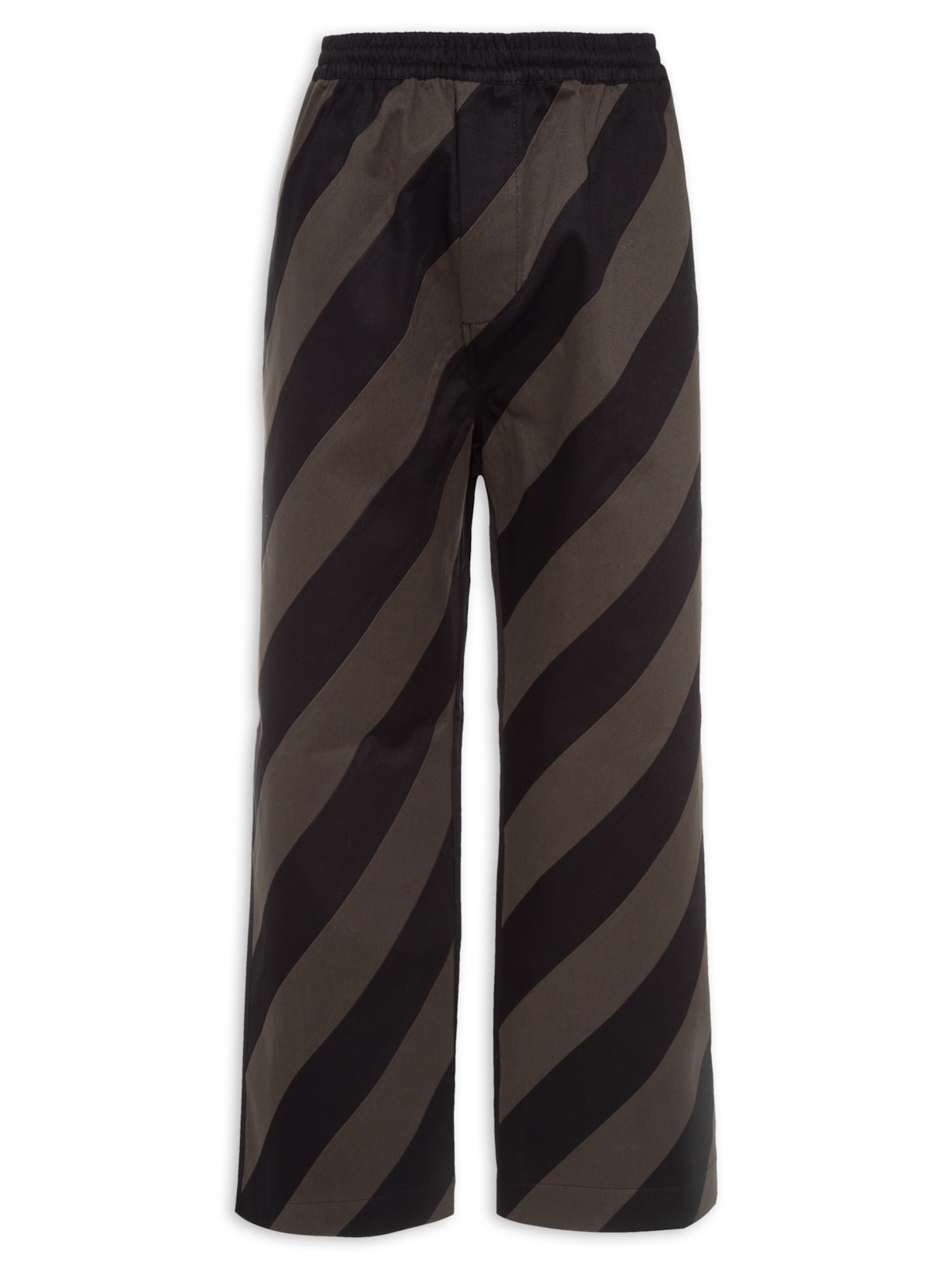 Calça Masculina Recortes Diagonais - Preto