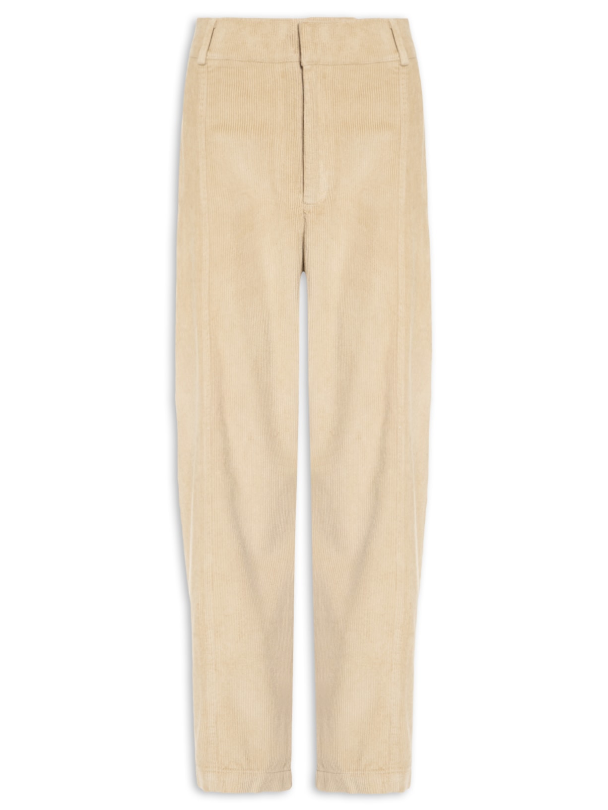 Calça Masculina Recortes Veludo Bege Handred