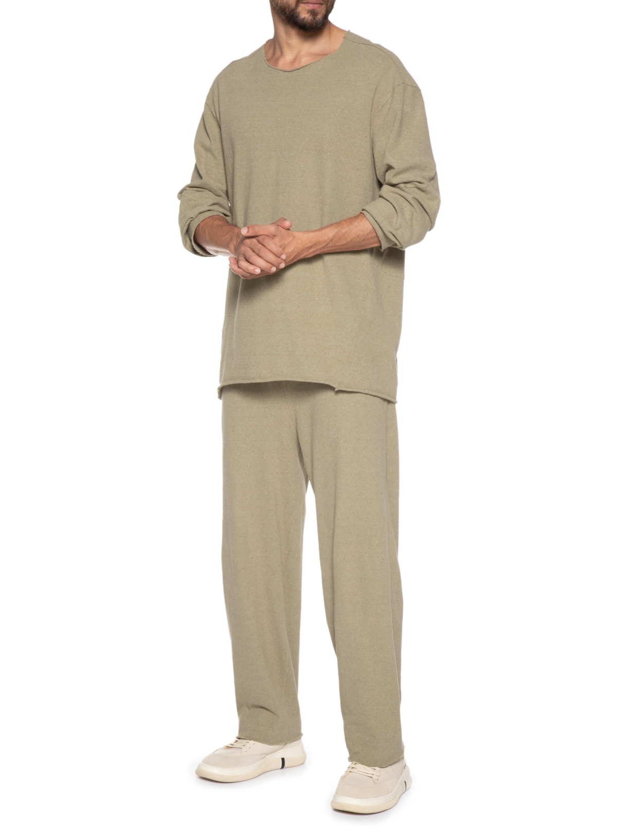 Calça Masculina Recycled Clip Bege Osklen