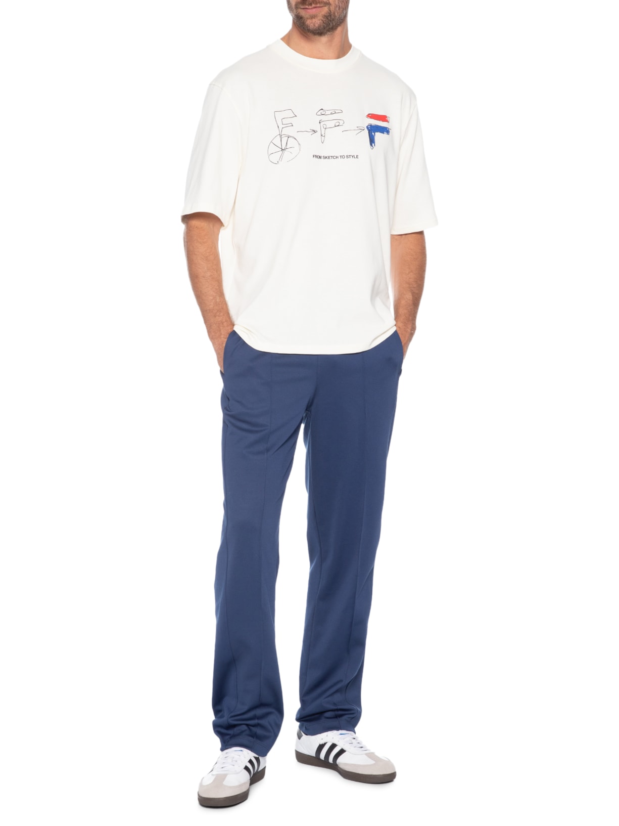 Calça Masculina Regular Ventisei Azul Fila